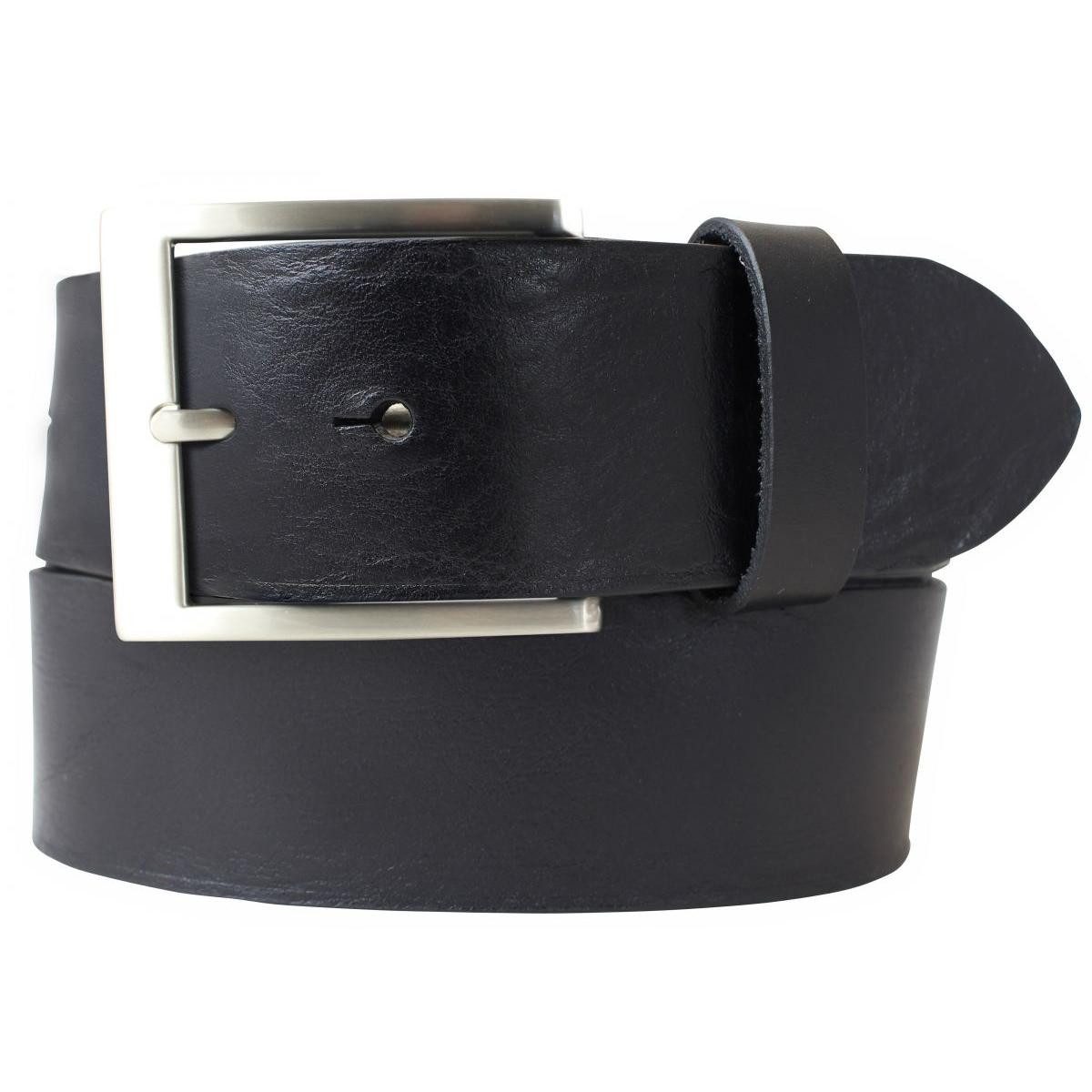 Ledergürtel Jeansgürtel aus Vollrindleder 4,5 cm - Leder-Gürtel für Herren 45mm -