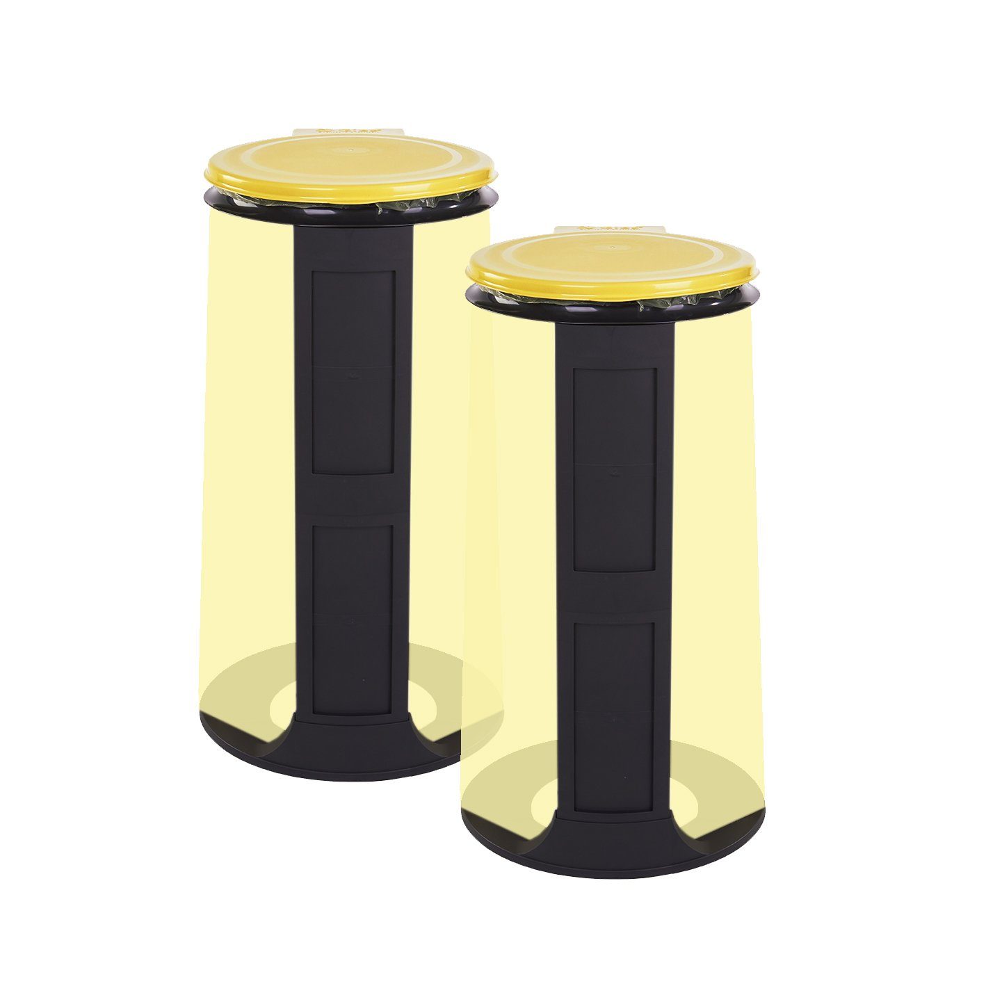 Gies Müllsackständer »Ecoline 2x Gelb und Gelb 120 Liter stabil für