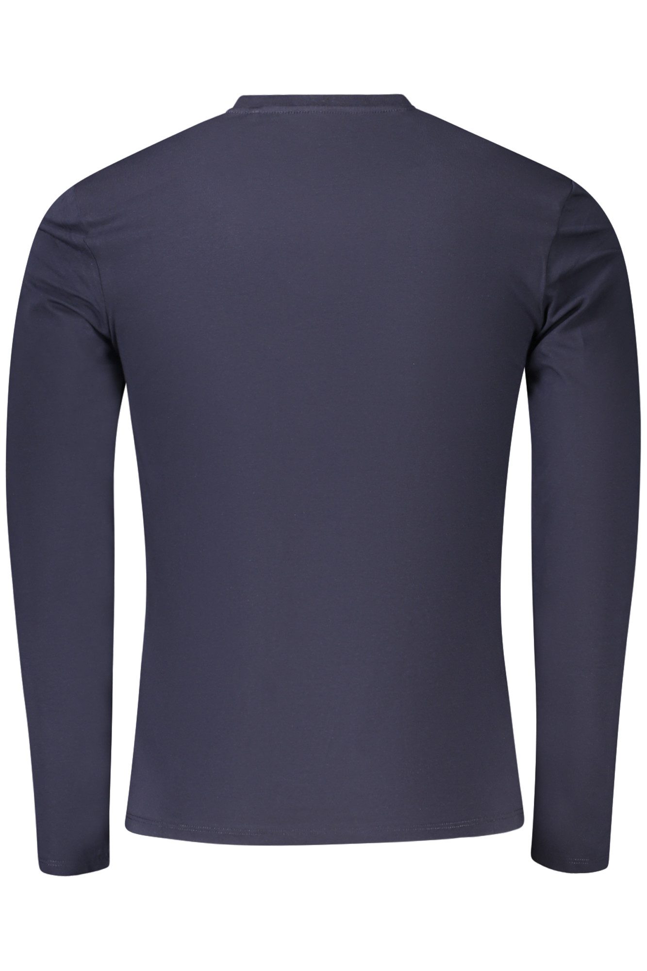 GUESS JEANS T-Shirt Herren Langarmshirt Blau: Super Slim Fit
