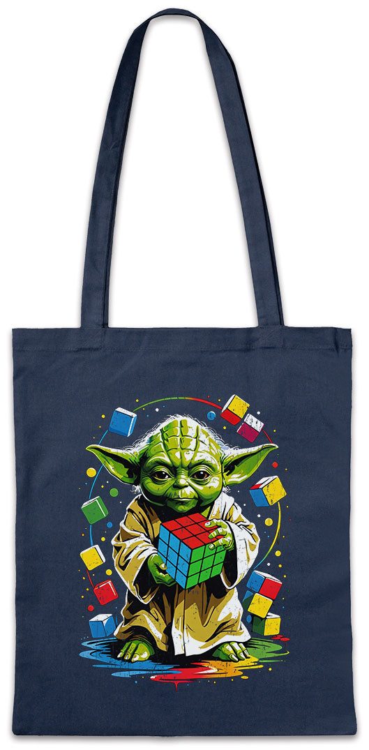 Beuteltasche Master Cube Stofftasche Zauberwürfel Wars Yoda 80s Magic Star Speed