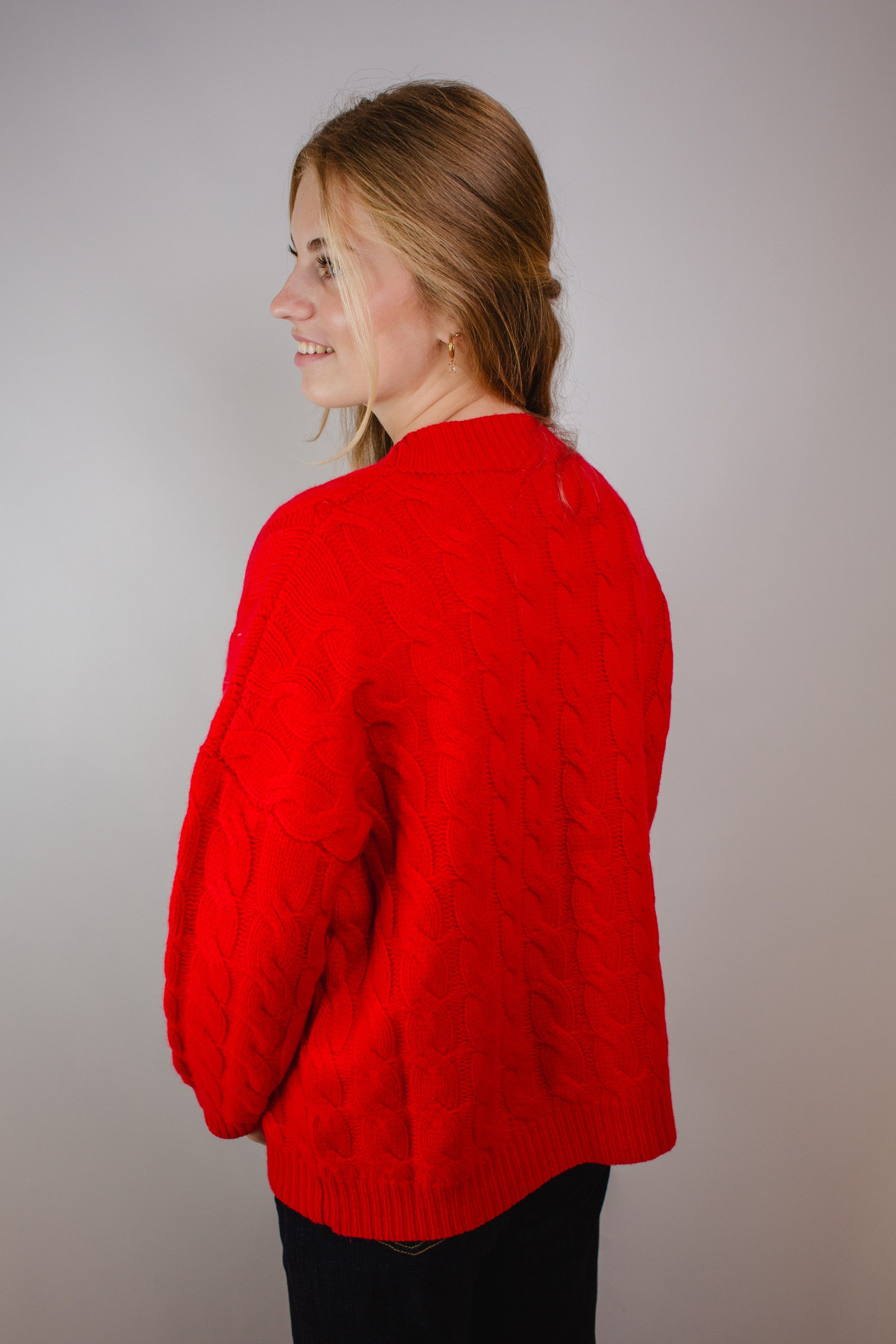 CATNOIR Strickjacke Strickjacke CATNOIR rot günstig online kaufen