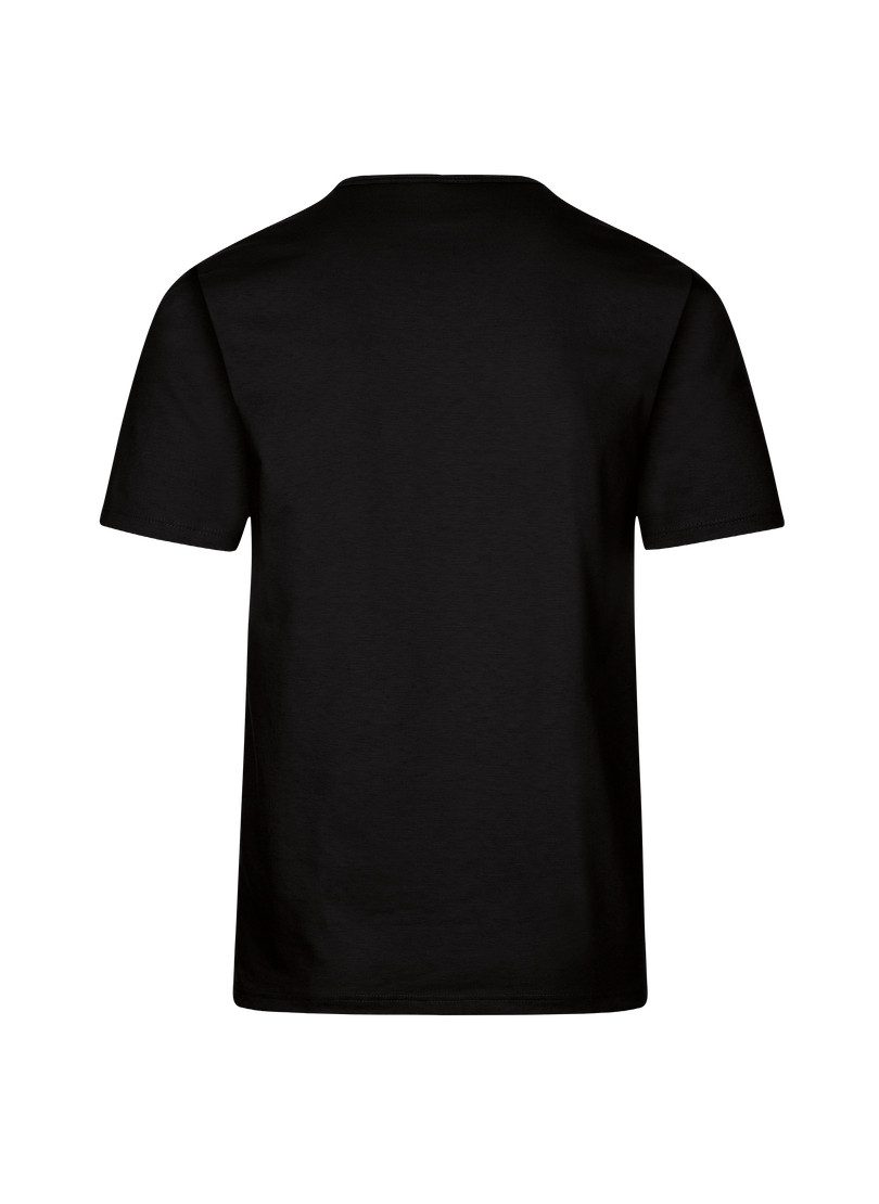 Trigema T-Shirt TRIGEMA T-Shirt mit Knopfleiste DELUXE Baumwolle (1-tlg)