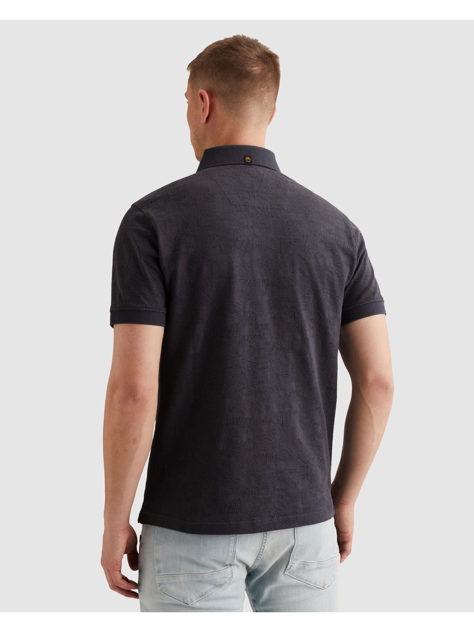 PME LEGEND Poloshirt polo jacquard jersey mit Logo Stickerei