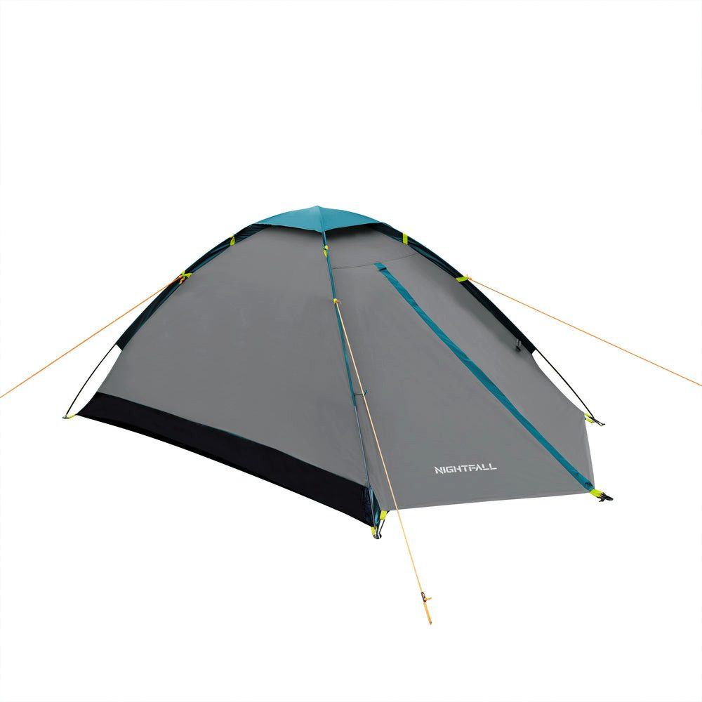 NILS CAMP Tunnelzelt Campingzelt Kuppelzelt Trekkingzelt, Personen: 2 (Spar-Set, 1 tlg., 265x150x105 cm leicht), wasserdicht, Moskitonetz, UV-Schutz, leicht