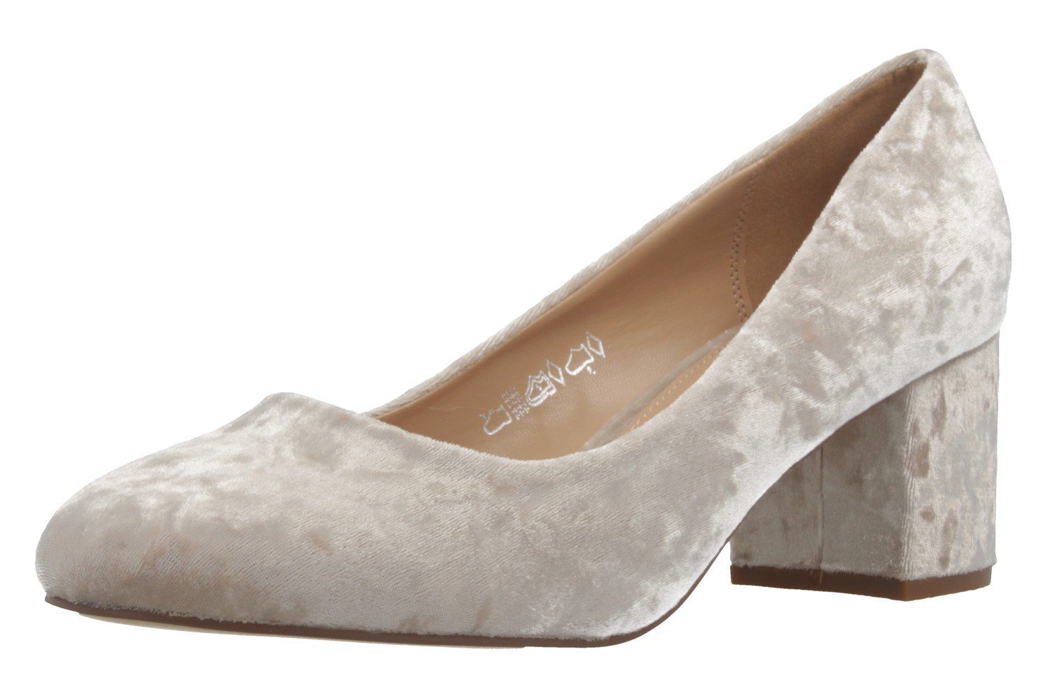 Fitters Footwear 2.978609 Sesy Beige Velvet Pumps günstig online kaufen