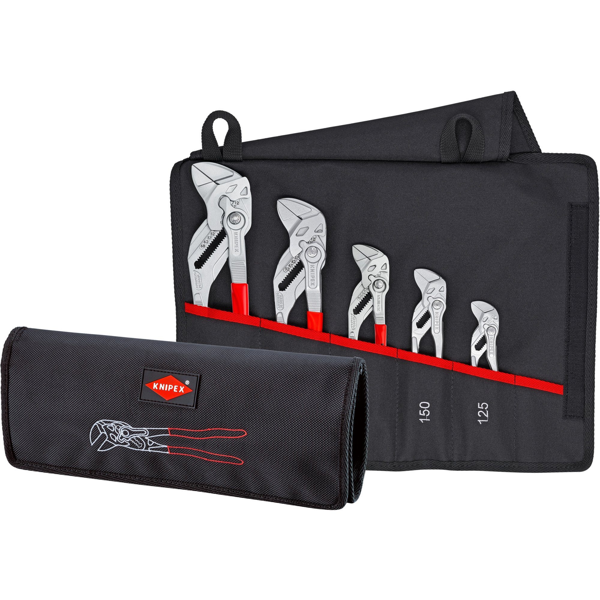 Knipex Zangenset KNIPEX Zangenschlüssel-Set, 5-teilig, Zangen-Set