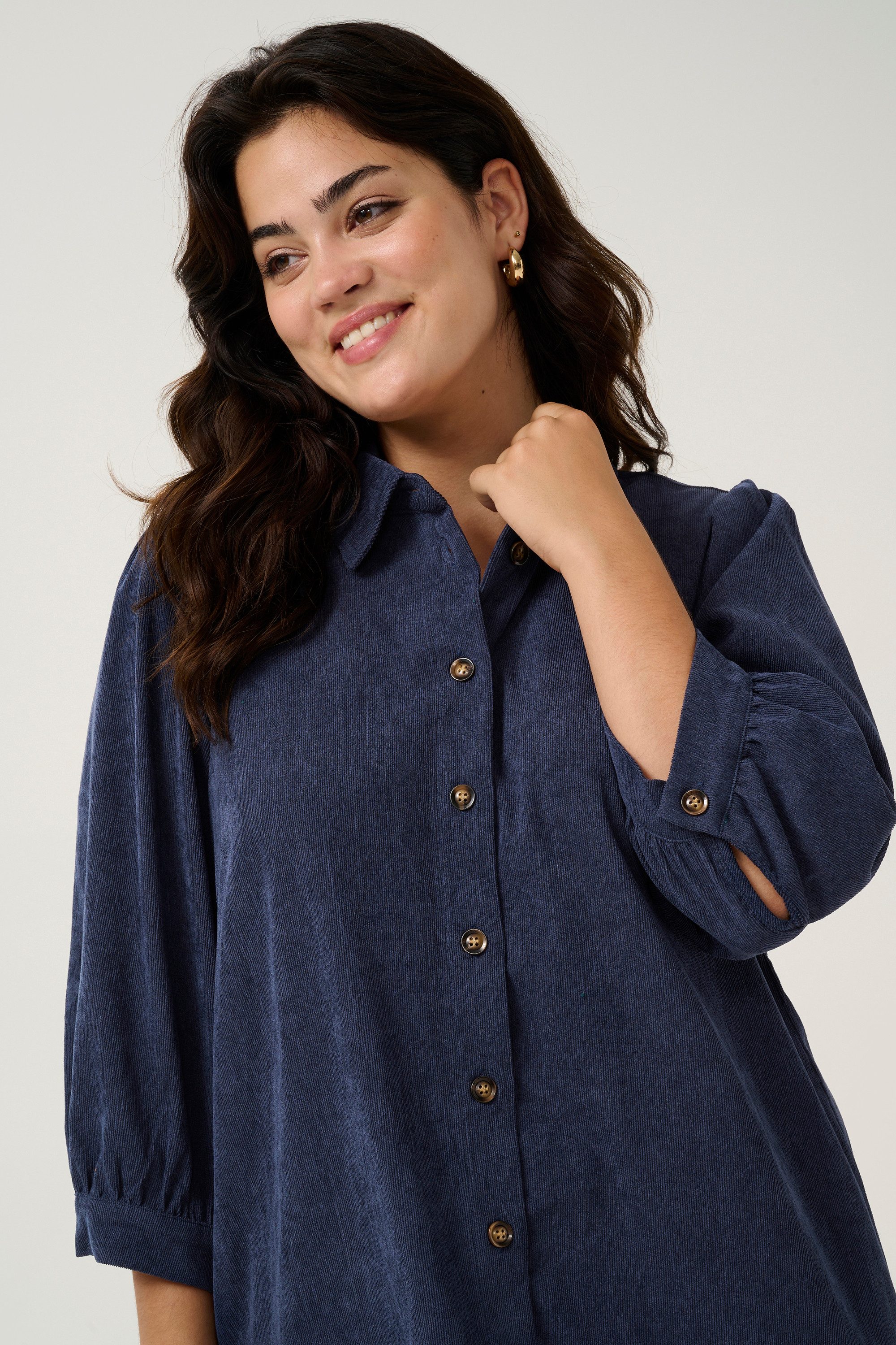 KAFFE Curve Jerseykleid Kleid KCverana Große Größen