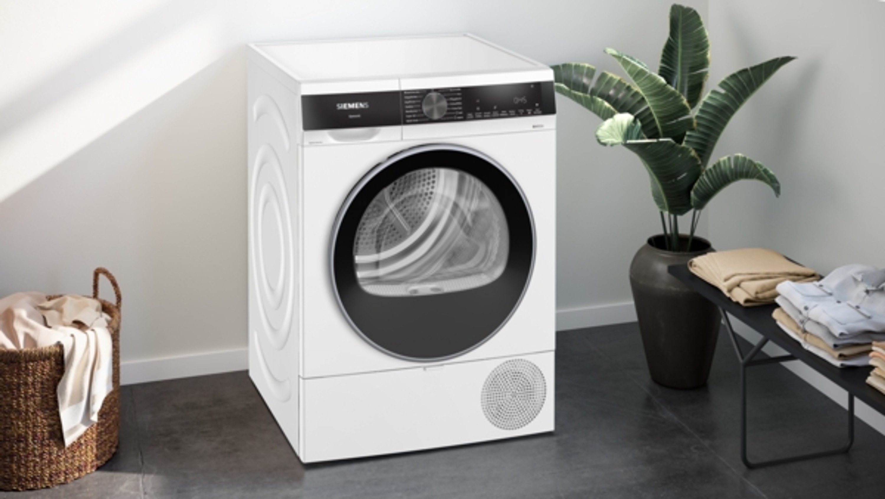 SIEMENS Wärmepumpentrockner iQ500 WQ41G20G1, schonendes, präzises Trocknen