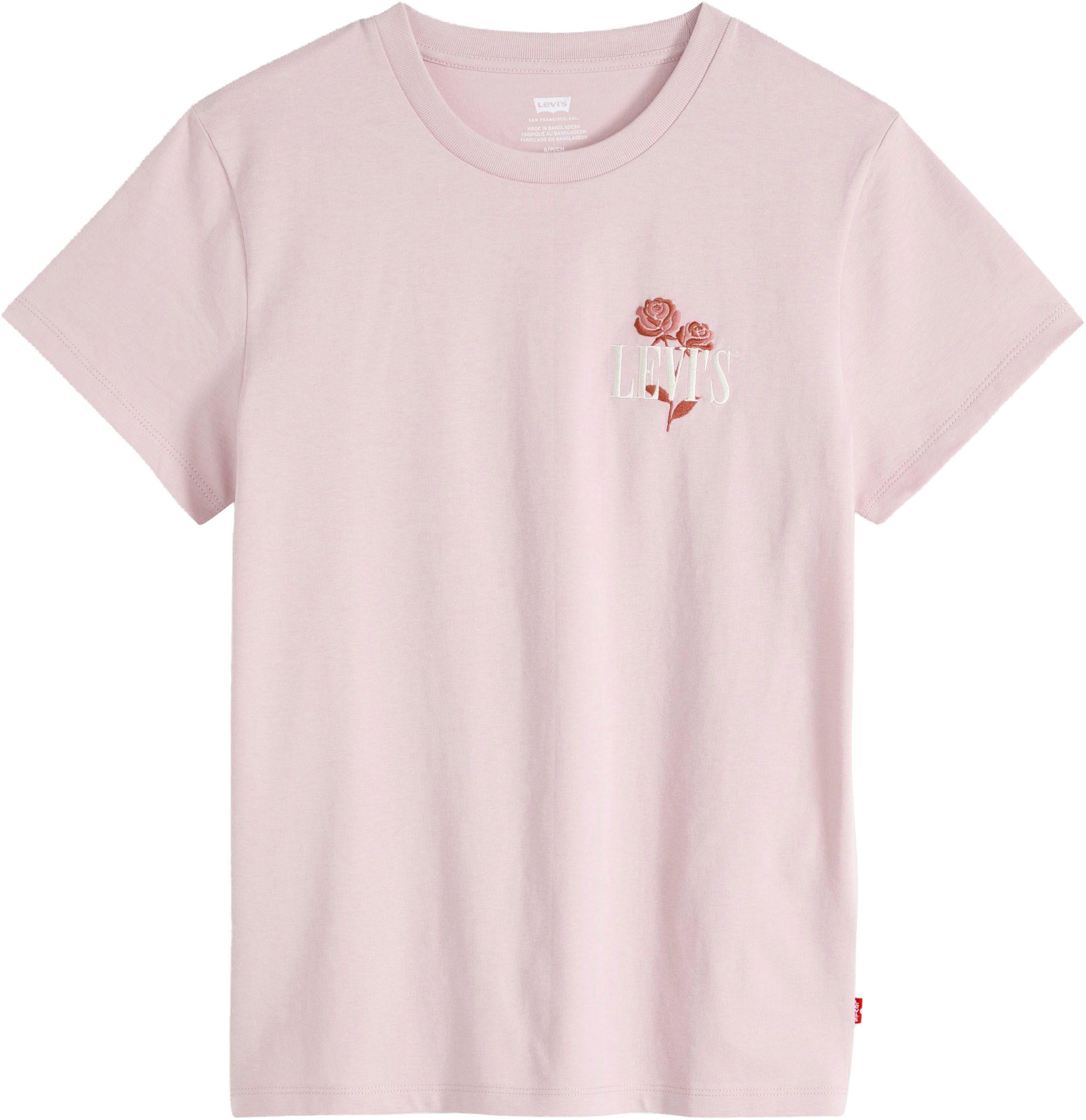 Levi's® T-Shirt THE PERFECT TEE mit Batwing-Logoprint – Bild 5 von 5