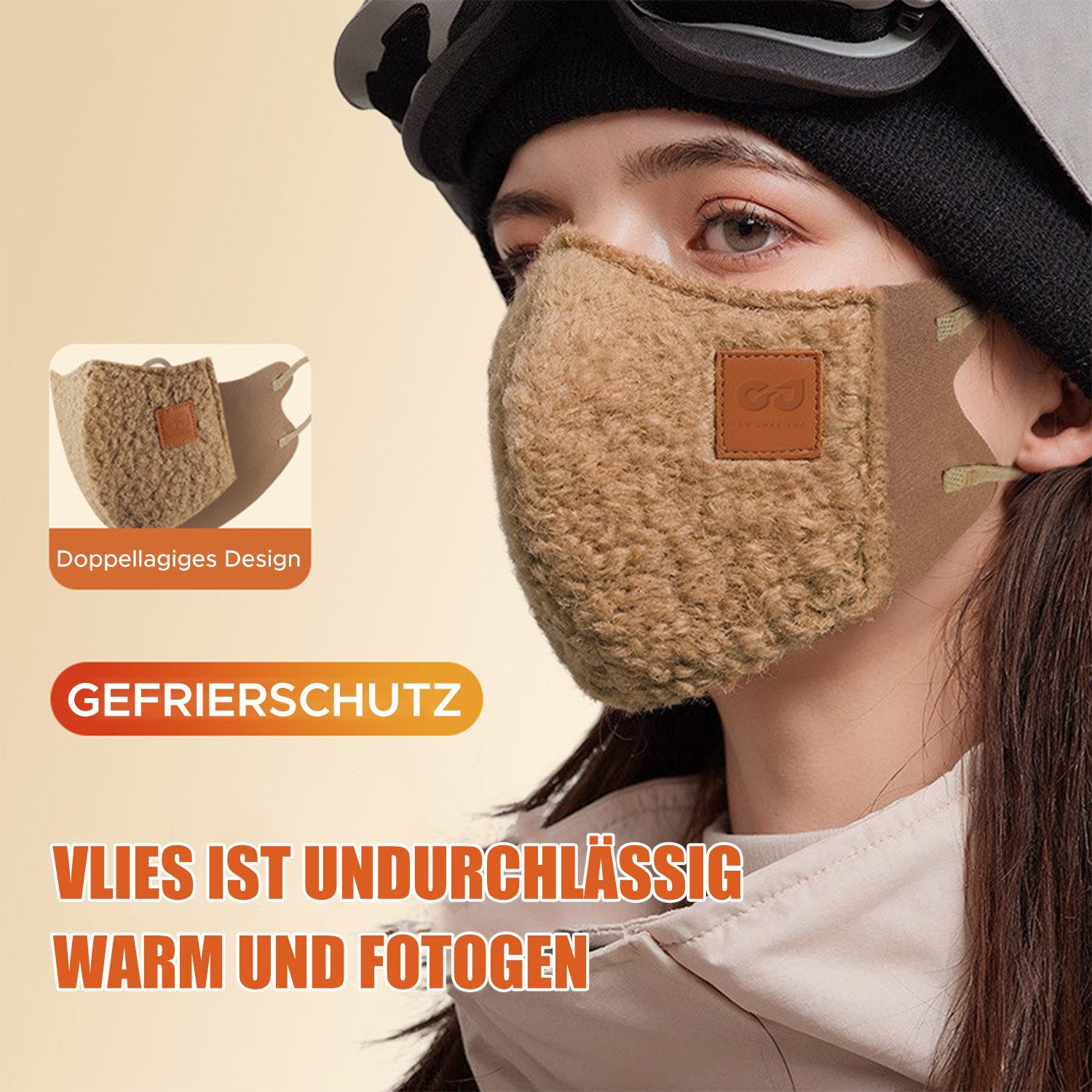 Refttenw Sturmhaube Thermo Gesichtsmaske Stoffmaske Winddichte günstig online kaufen