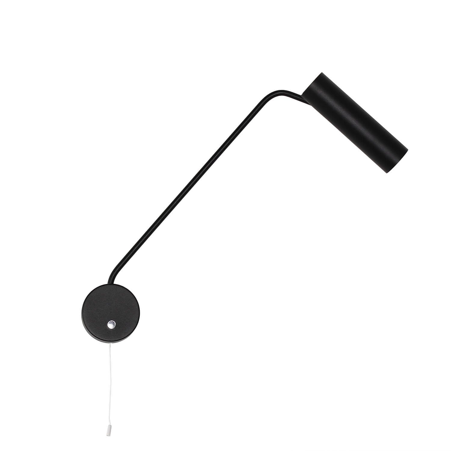 Licht-Erlebnisse Wandleuchte EYE, ohne Leuchtmittel, Moderne Wandlampe Spot Schwarz Metall Zugschalter Flur Lampe. € 74,95