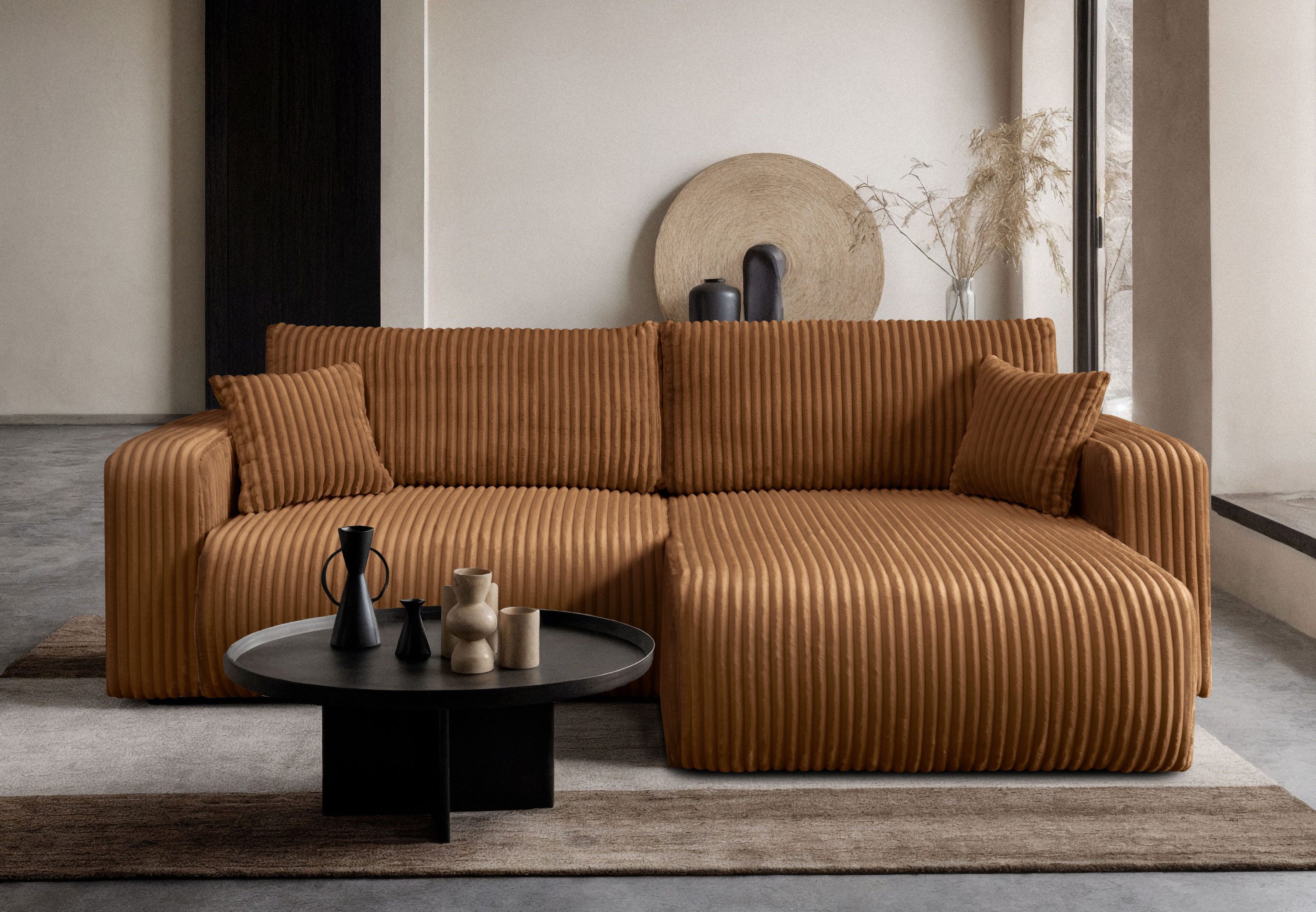 Lookway Ecksofa MOVE mit Schlaffunktion und Bettkasten, Breite: 247 cm