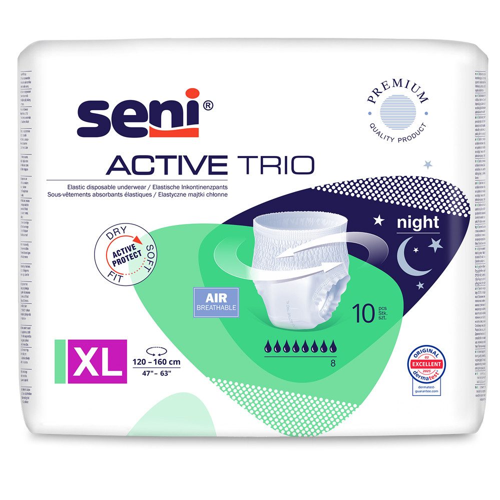 seni Inkontinenz-Pants Seni Active Trio Inkontinenzslips Größe XL (1x10 S