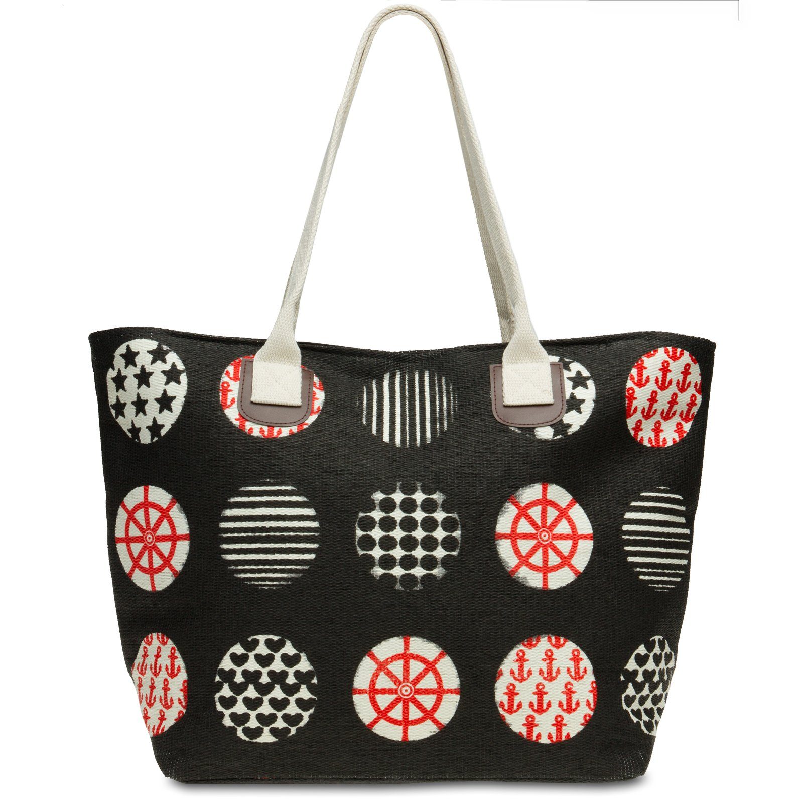 Caspar Strandtasche TS1021 große XL Damen günstig online kaufen
