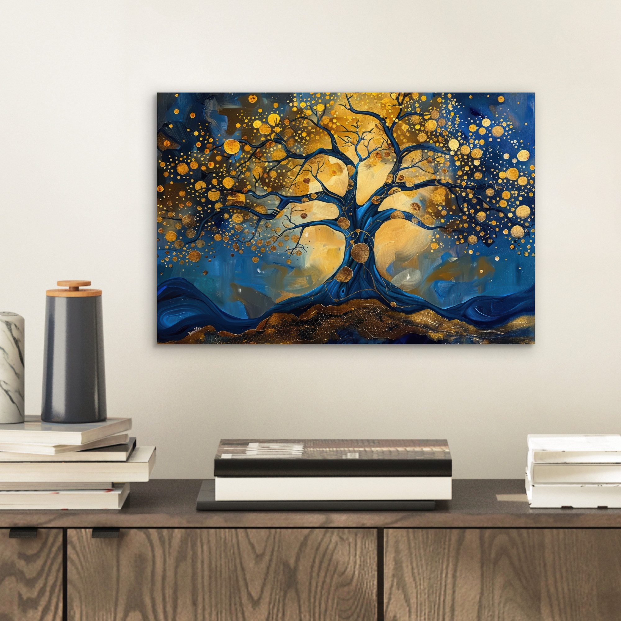 MuchoWow Metallbild Baum - Baum des günstig online kaufen