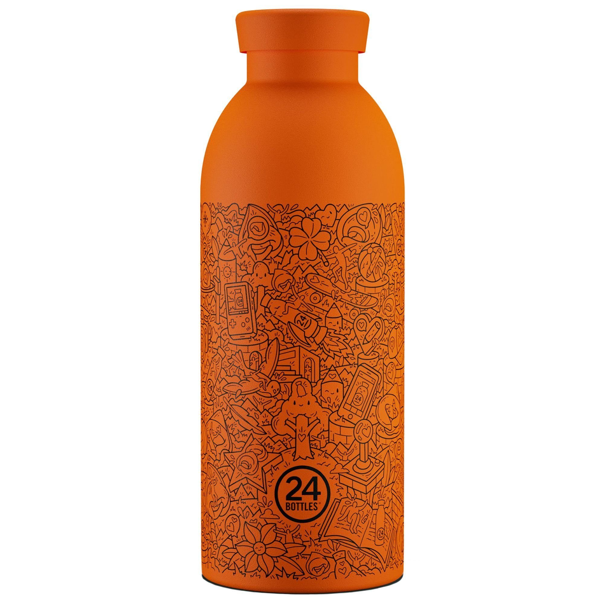 24 Clima Bottles orange Trinkflasche