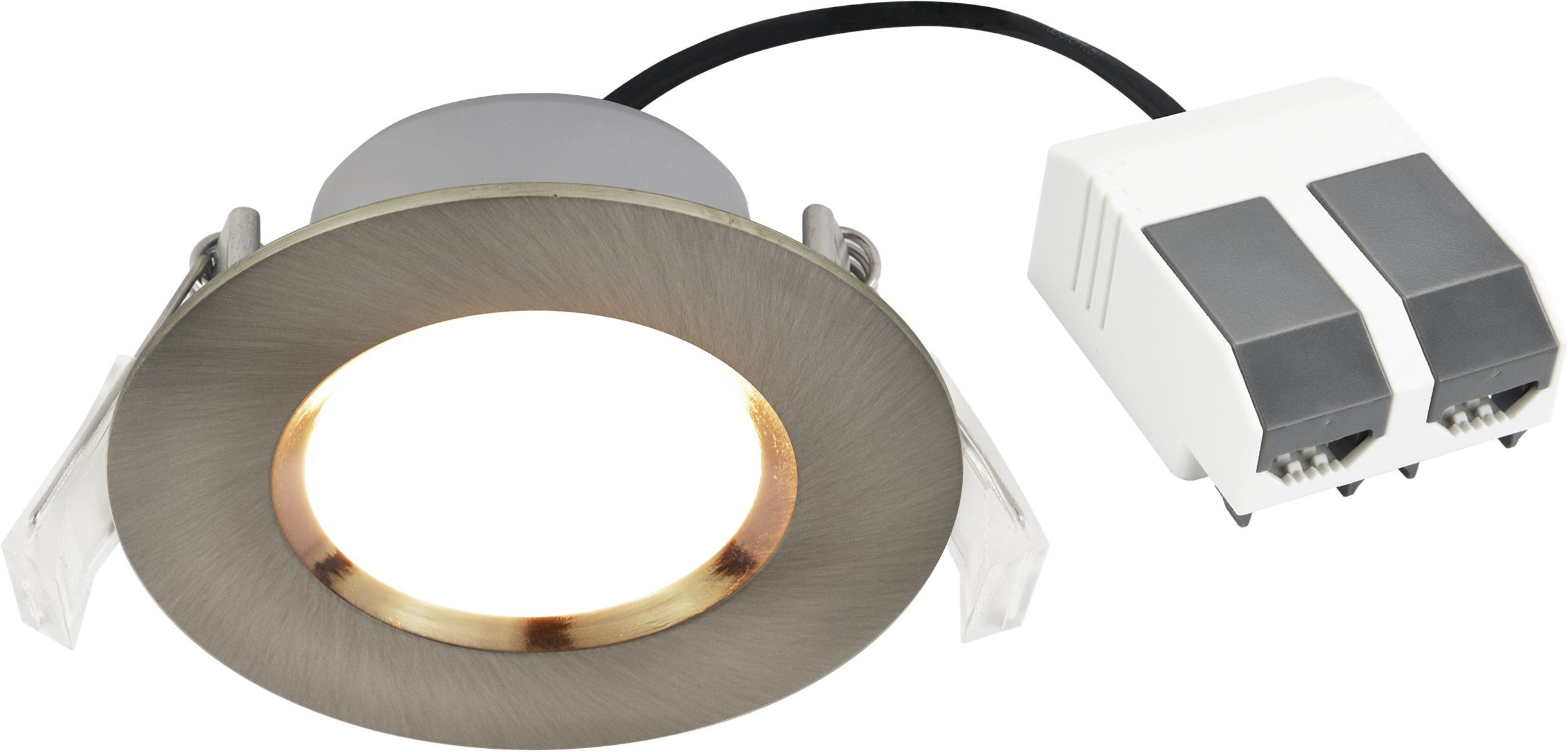 Nordlux Deckenstrahler Siege, LED fest integriert, Warmweiß, inkl. 4,7W LED,  345 Lumen, IP65, inkl. 4,7W Led mit 345 Lumen