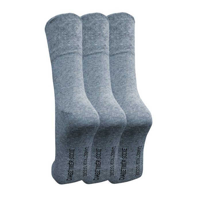 Riese Strümpfe Diabetikersocken Socken für Diabetiker geeignet 6 Paar (6-Paar)