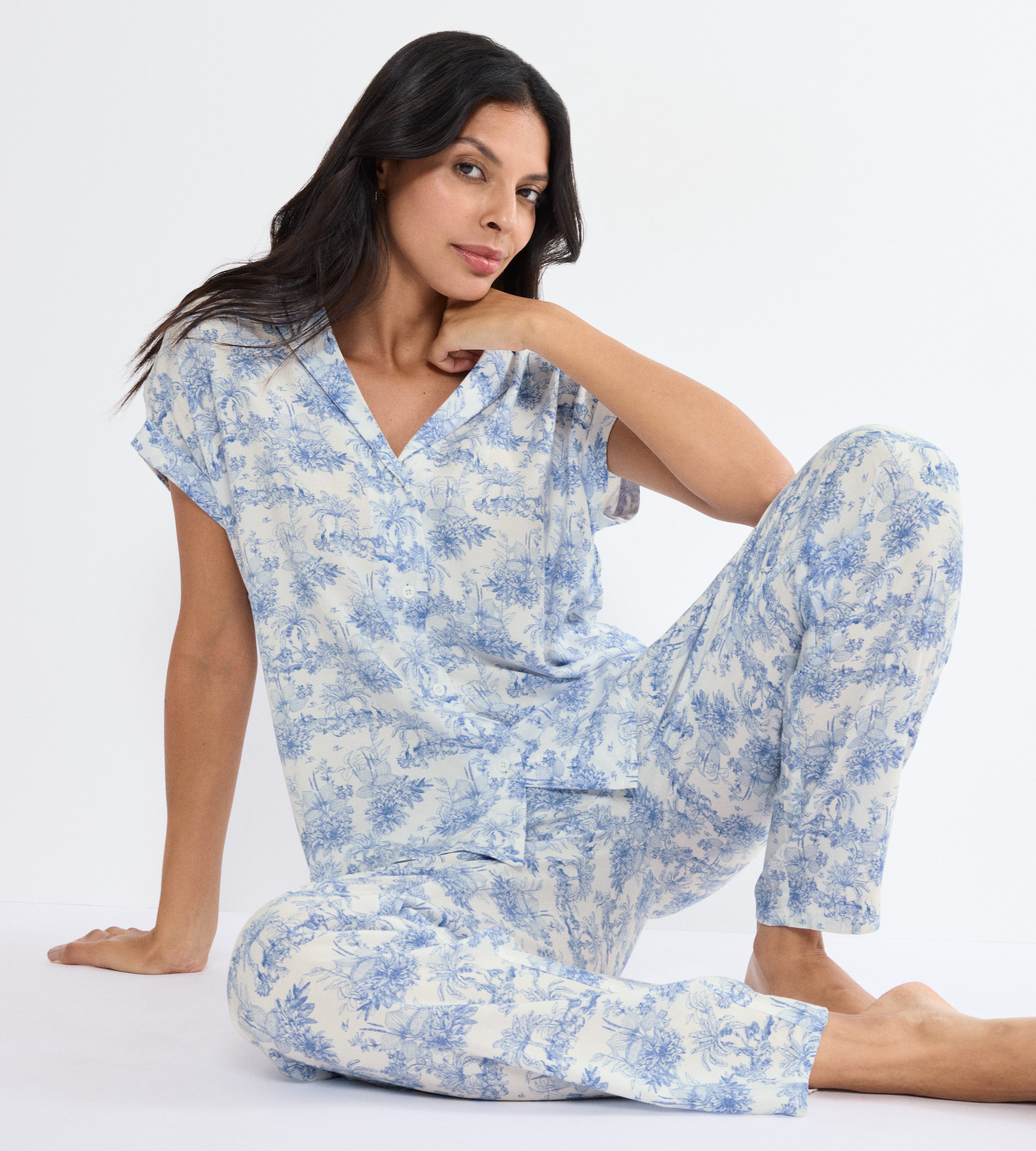 Triumph Schlafanzug Boyfriend Fit PW X (2 tlg) bequem und stilvoll, mit kurzen Ärmeln, legere Passform