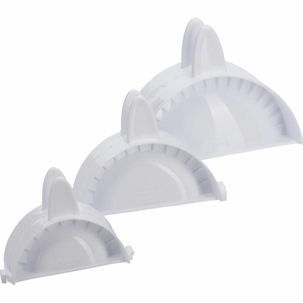 WESTMARK Ravioliform Set, Empanada-/Pierogi-Maker, Ausstecher 3-tlg., Ø 9,5/12/15,5 cm