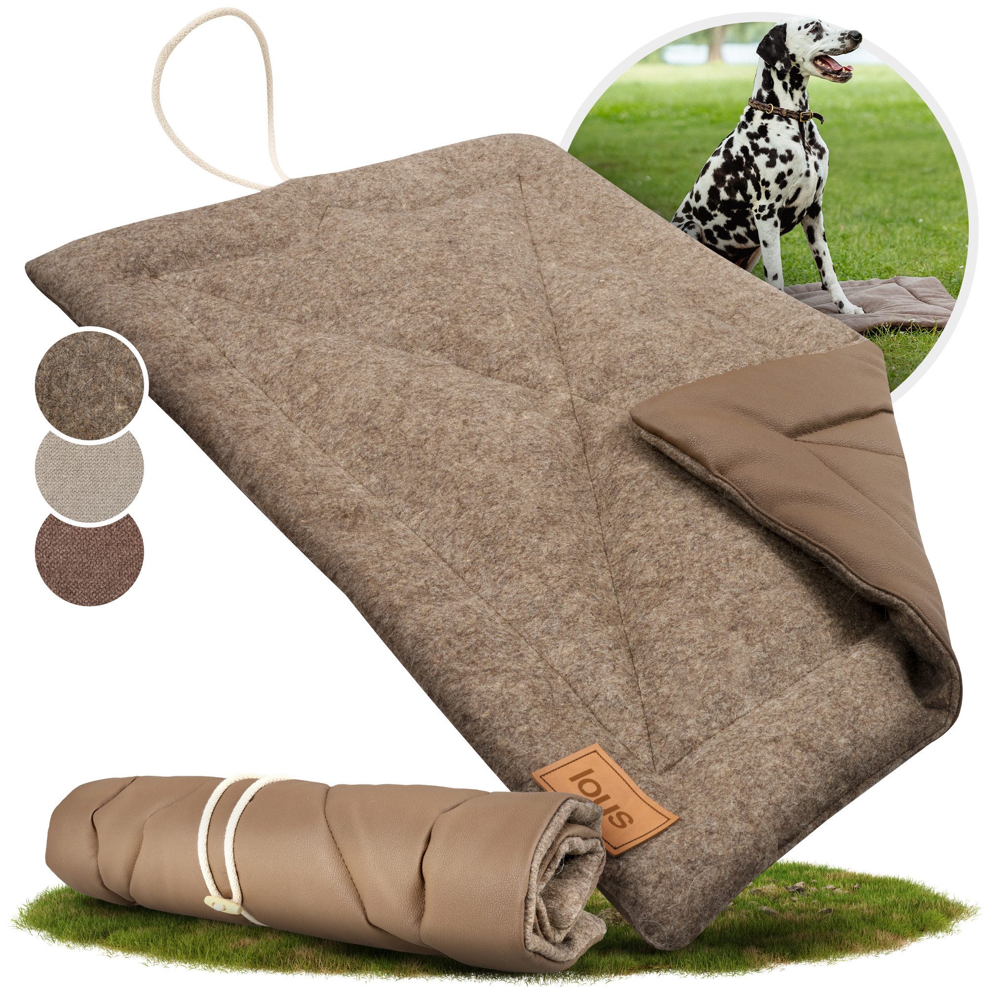 lous Tierdecke - Hundedecke - Picknickdecke, Wasserabweisend, Polyester, In günstig online kaufen