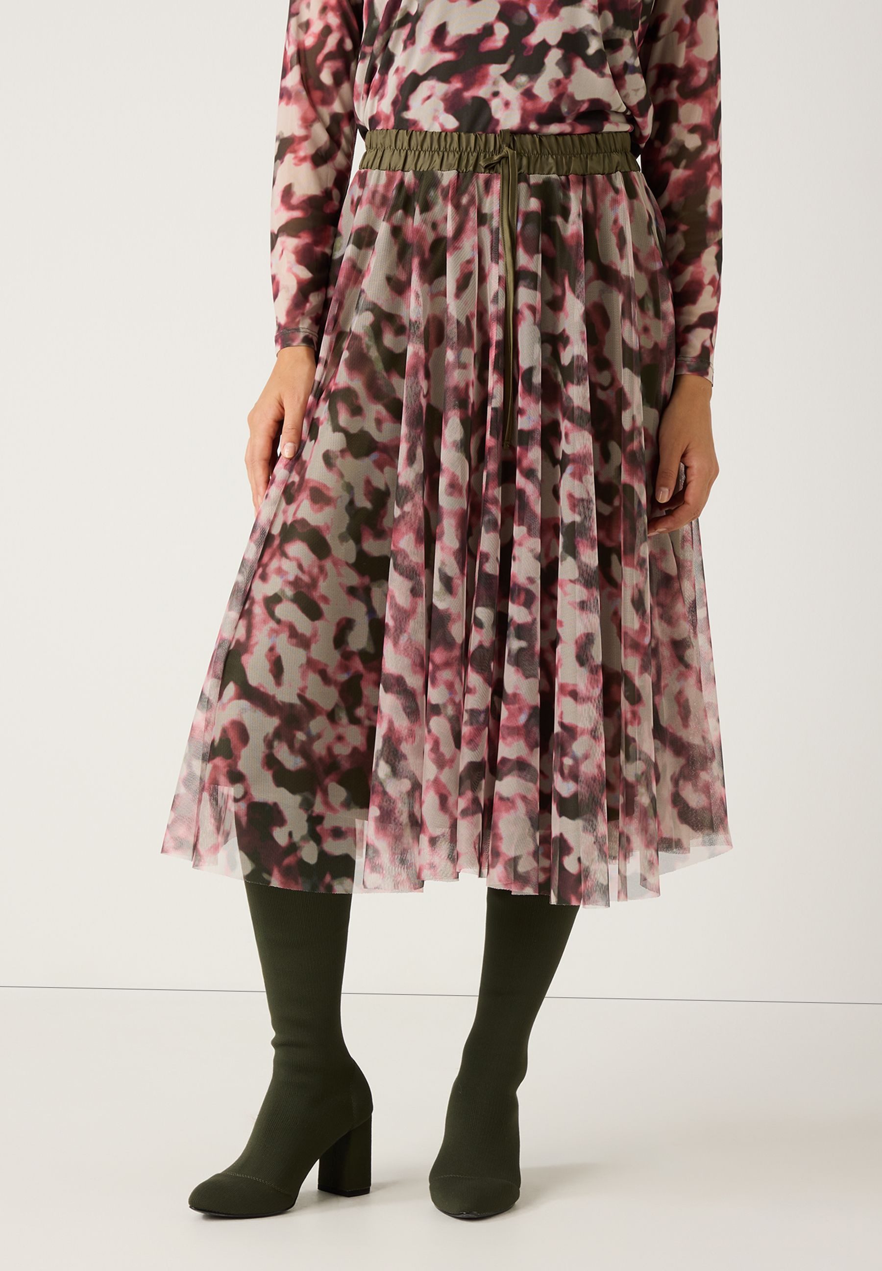 MORE&MORE Faltenrock günstig online kaufen