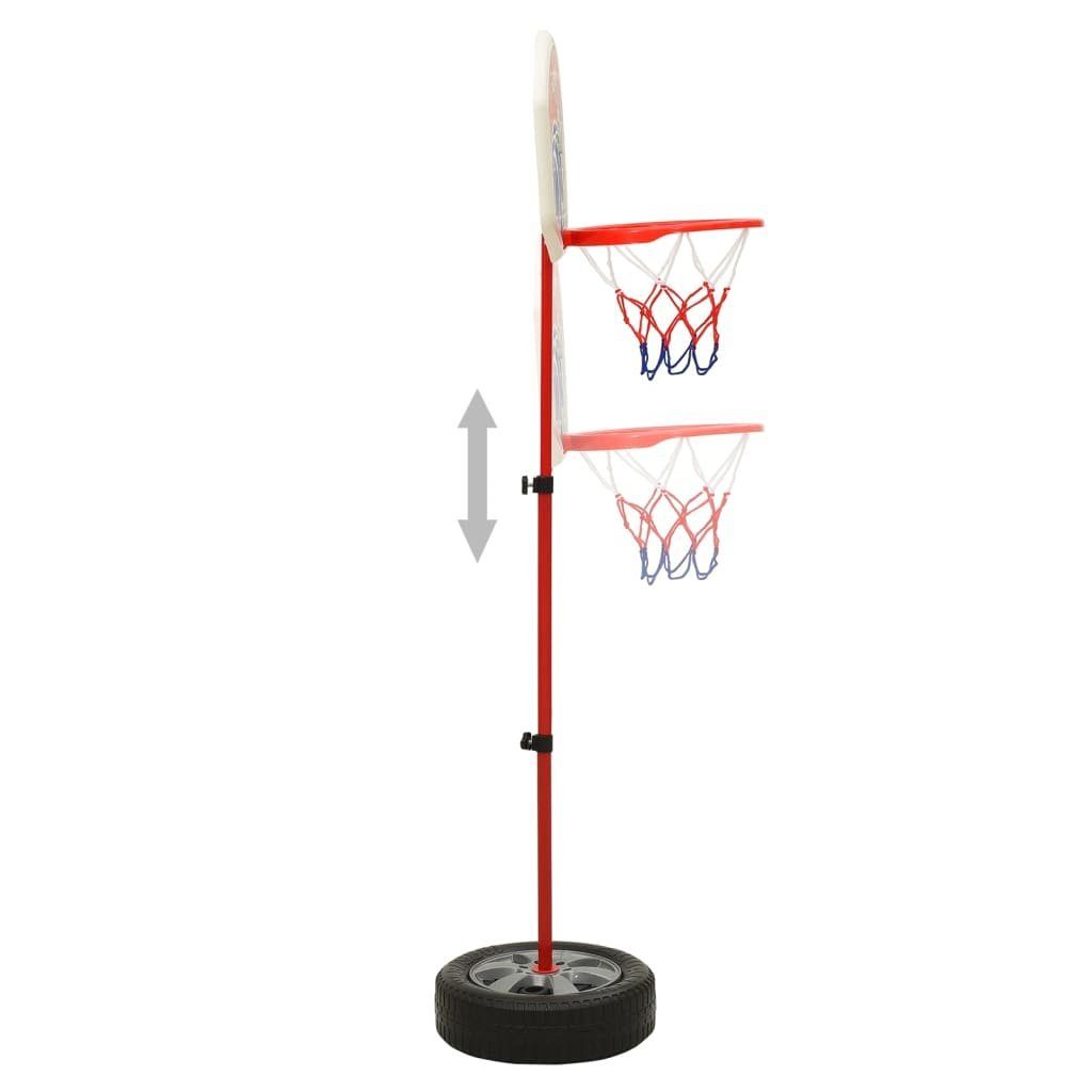 120 cm Basketballkorb Kinder vidaXL Verstellbar Spiel-Set Basketball