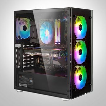 Memory PC Gaming-PC-Komplettsystem (23,80", AMD Ryzen 5 5600G, RTX 3060, 16 GB RAM, 500 GB SSD)