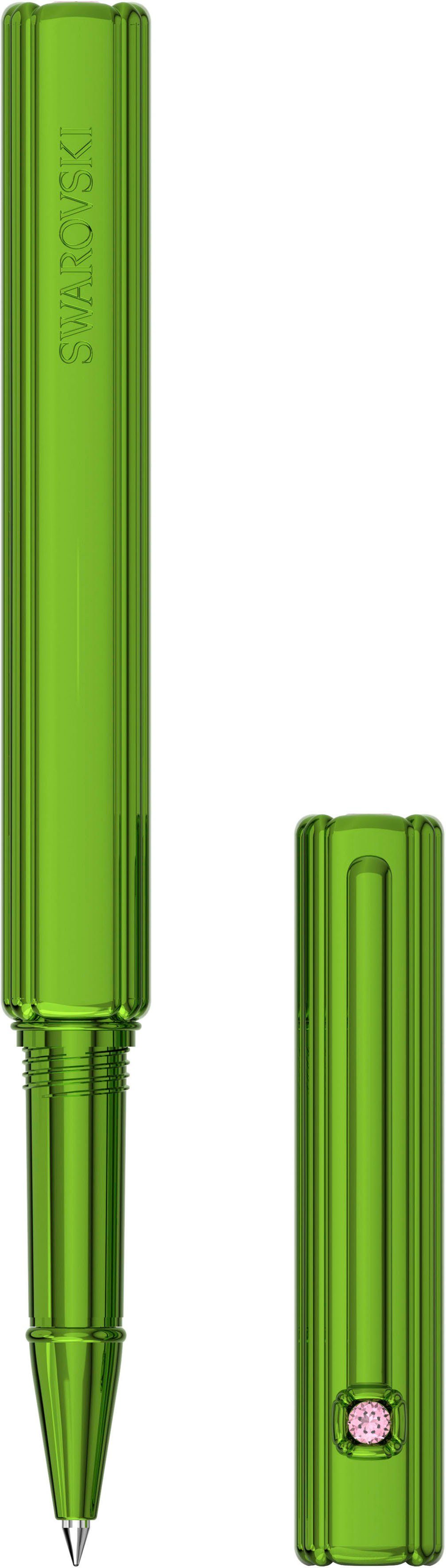 Kristallen Dulcis, mit grün (1-tlg), Kissenschliff, Swarovski Kugelschreiber Swarovski®
