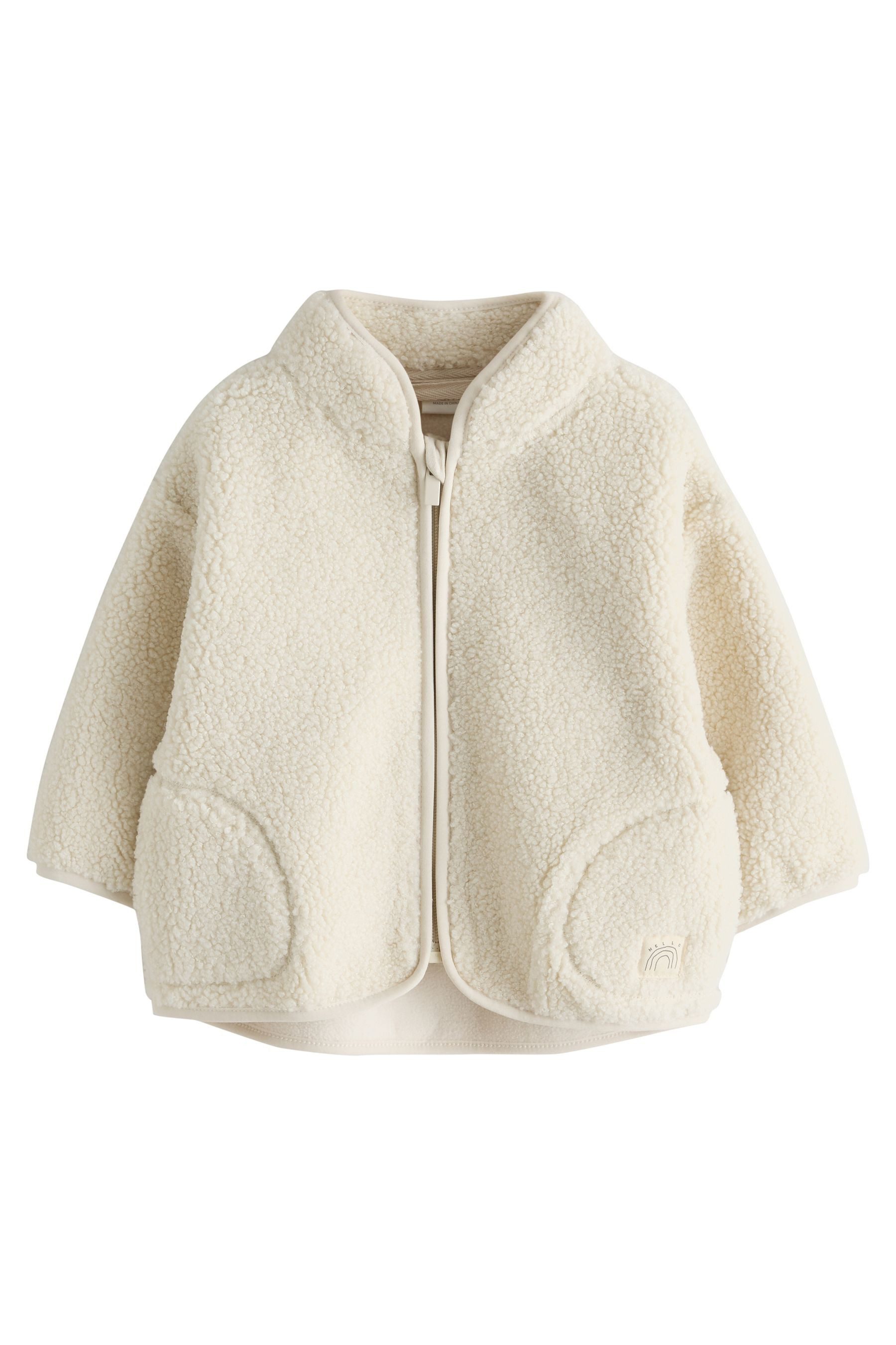 Next Fleecejacke Fleece mit durchgehendem Reißverschluss (1-St)