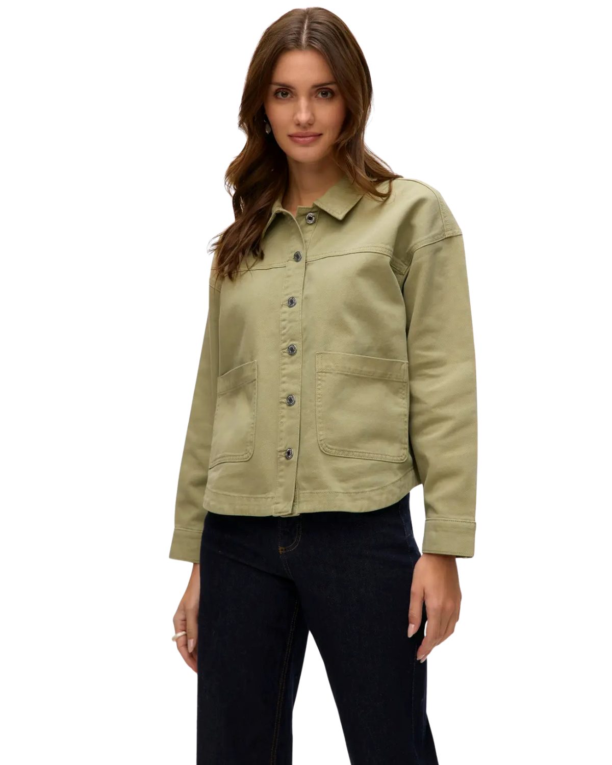 Vero Moda Jeansjacke Denim-Shacket im Oversize-Look