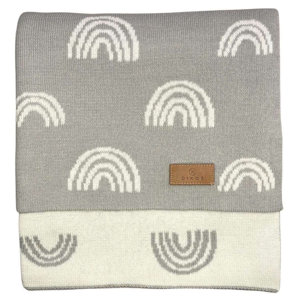 Babydecke DIKOS® Babydecke Baumwolle – Regenbögen günstig online kaufen