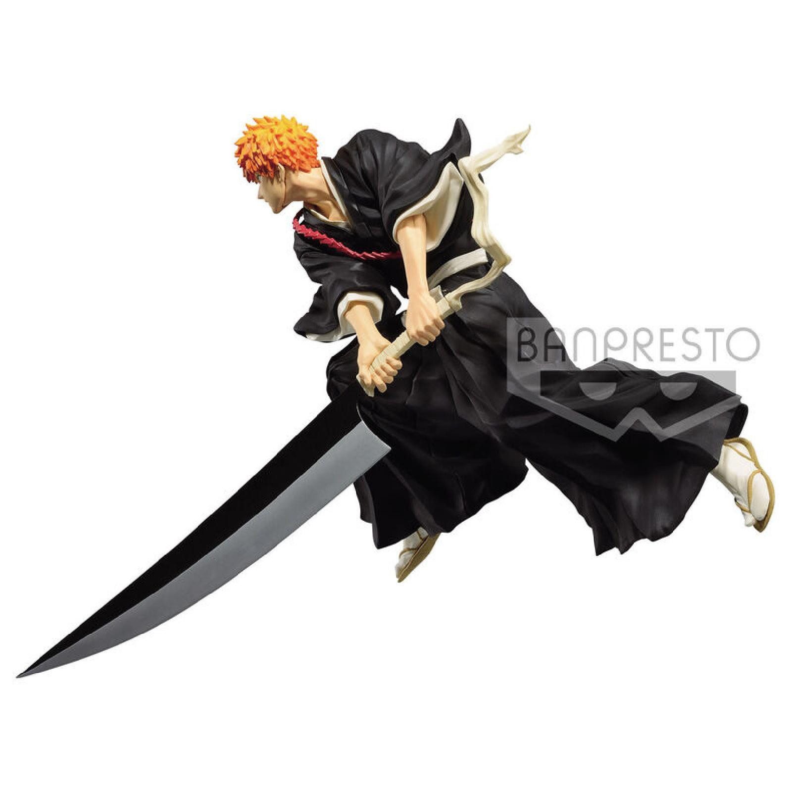 Banpresto Sammelfigur Bleach Soul Entered Model Ichigo Kurosaki Figur 13cm
