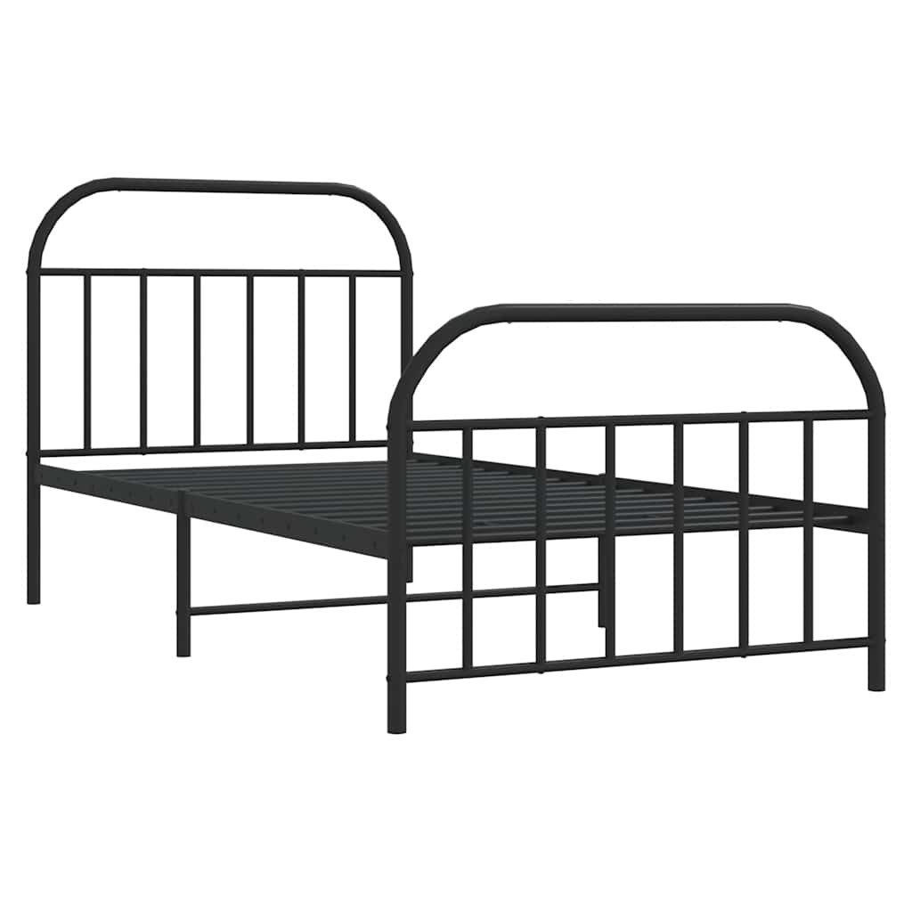 vidaXL Bett Bettgestell mit Kopf- und günstig online kaufen
