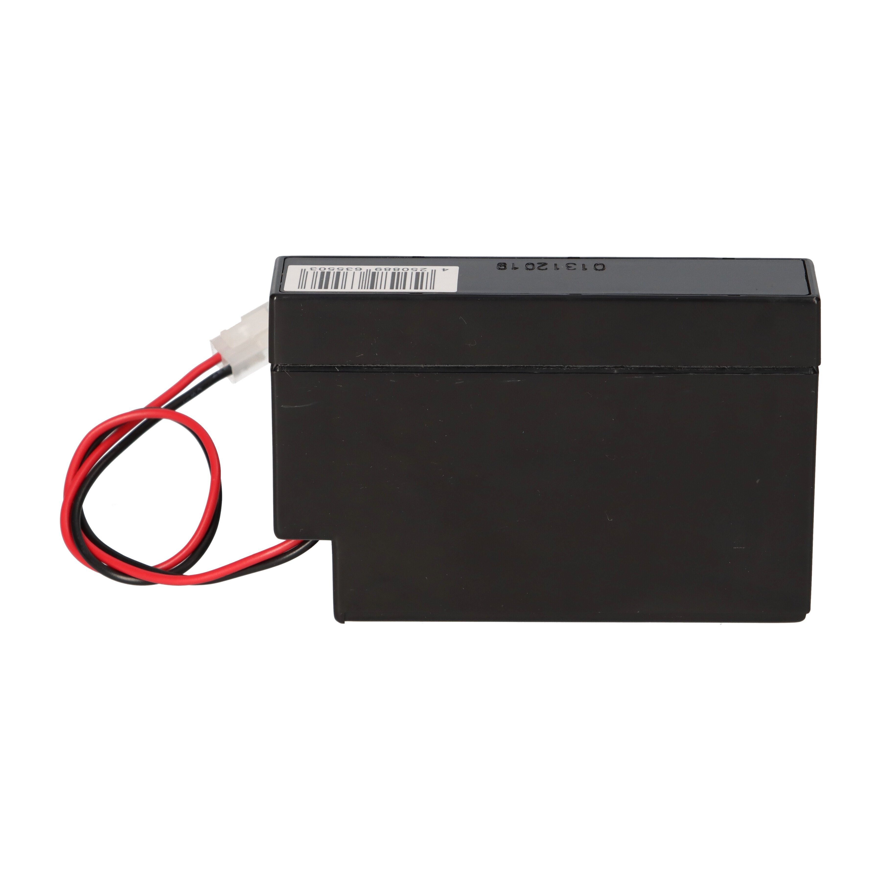 0,8Ah Blei-Vlies-Akku Q-Batteries mit Stecker Bleiakkus JST 12LS-0.8 AGM / 12V Q-Batteries