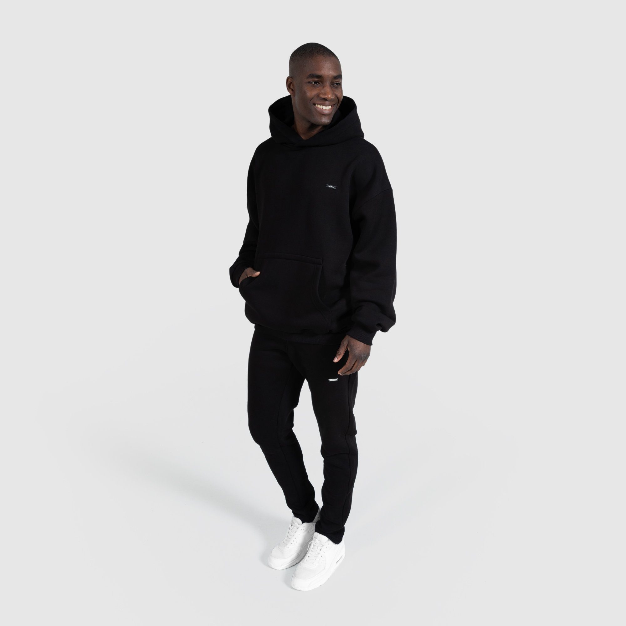 Smilodox Dawson Schwarz Hoodie Oversize