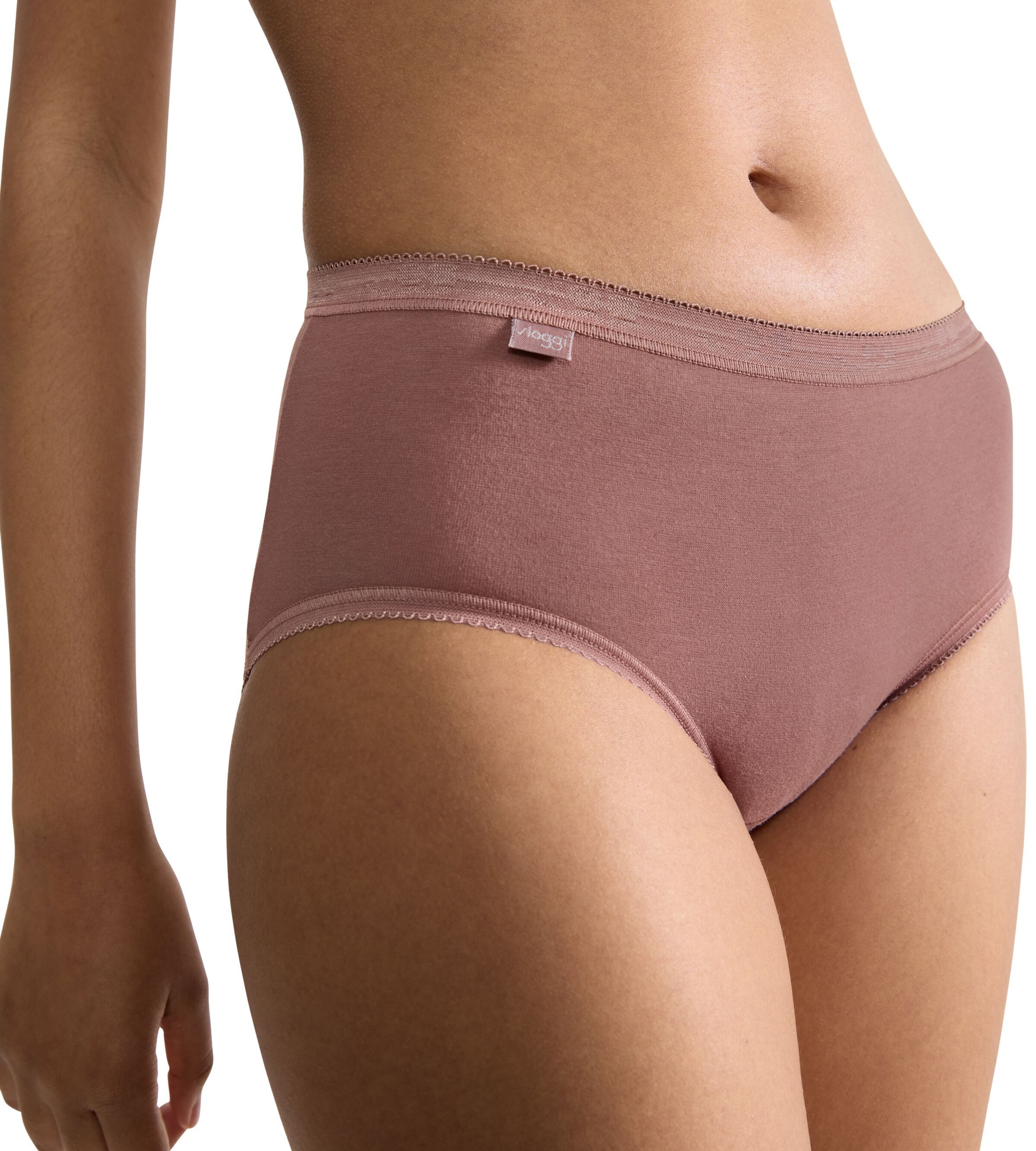 sloggi Midislip Basic+ Midi (3er Pack) perfekter Sitz, besonders weiche Nähte, Cotton-Mix, Multipack