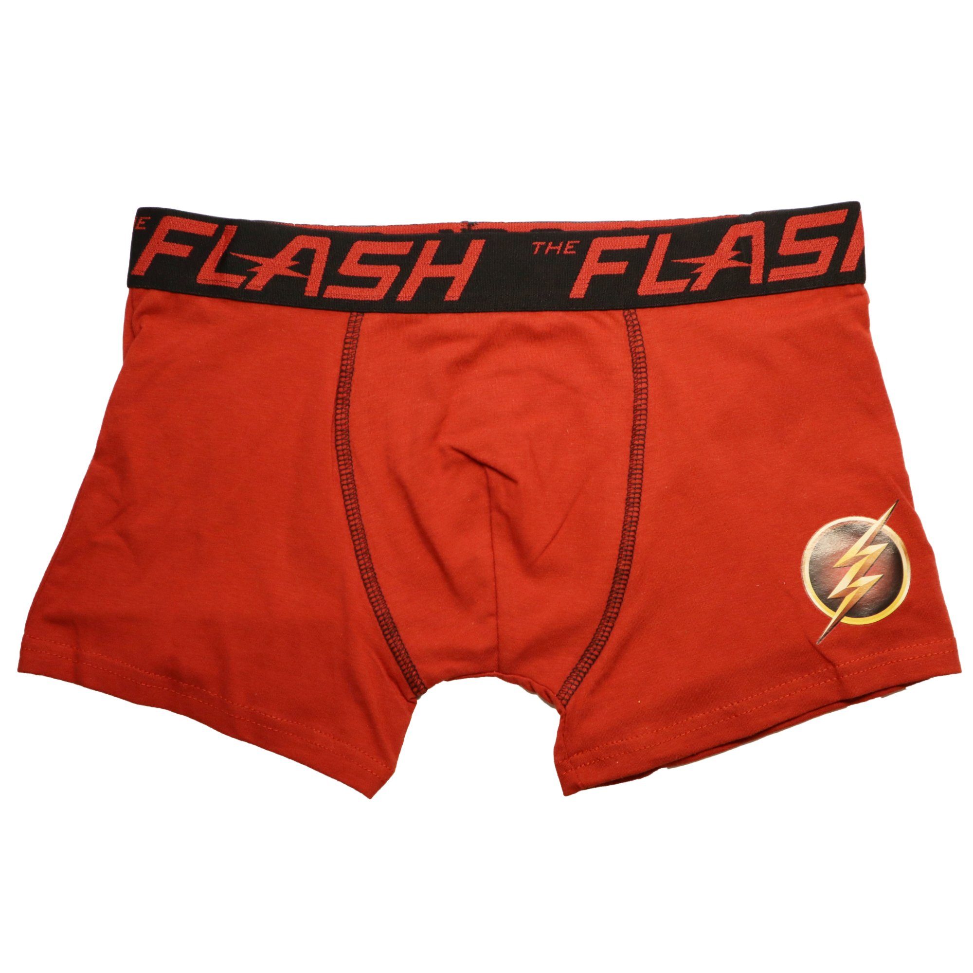 DC Comics Boxershorts DC The Flash Männer Unterwäsche Boxershorts Gr. S bis  XXL, Rot