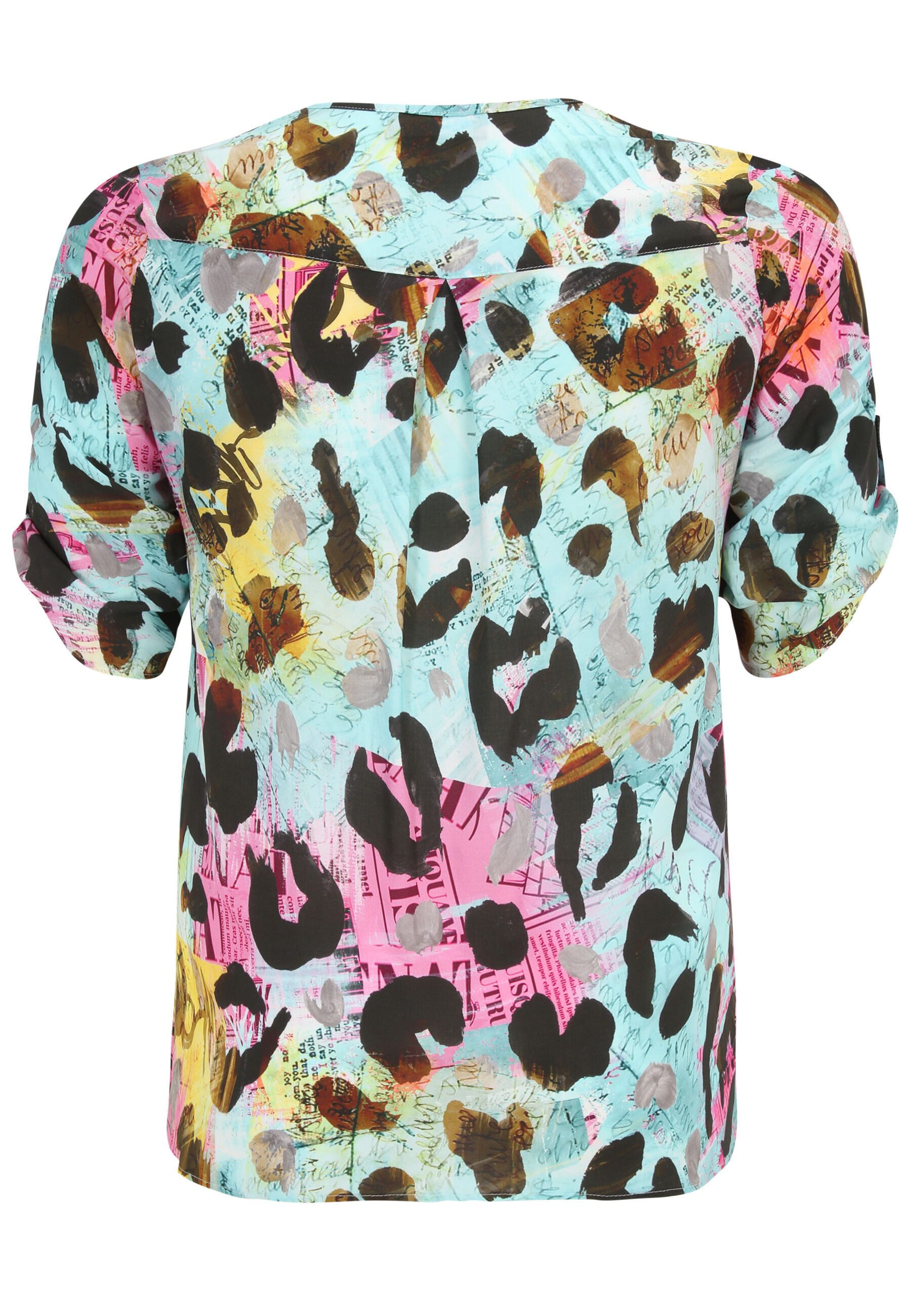 Doris Streich Klassische Bluse mit Leo-Print günstig online kaufen