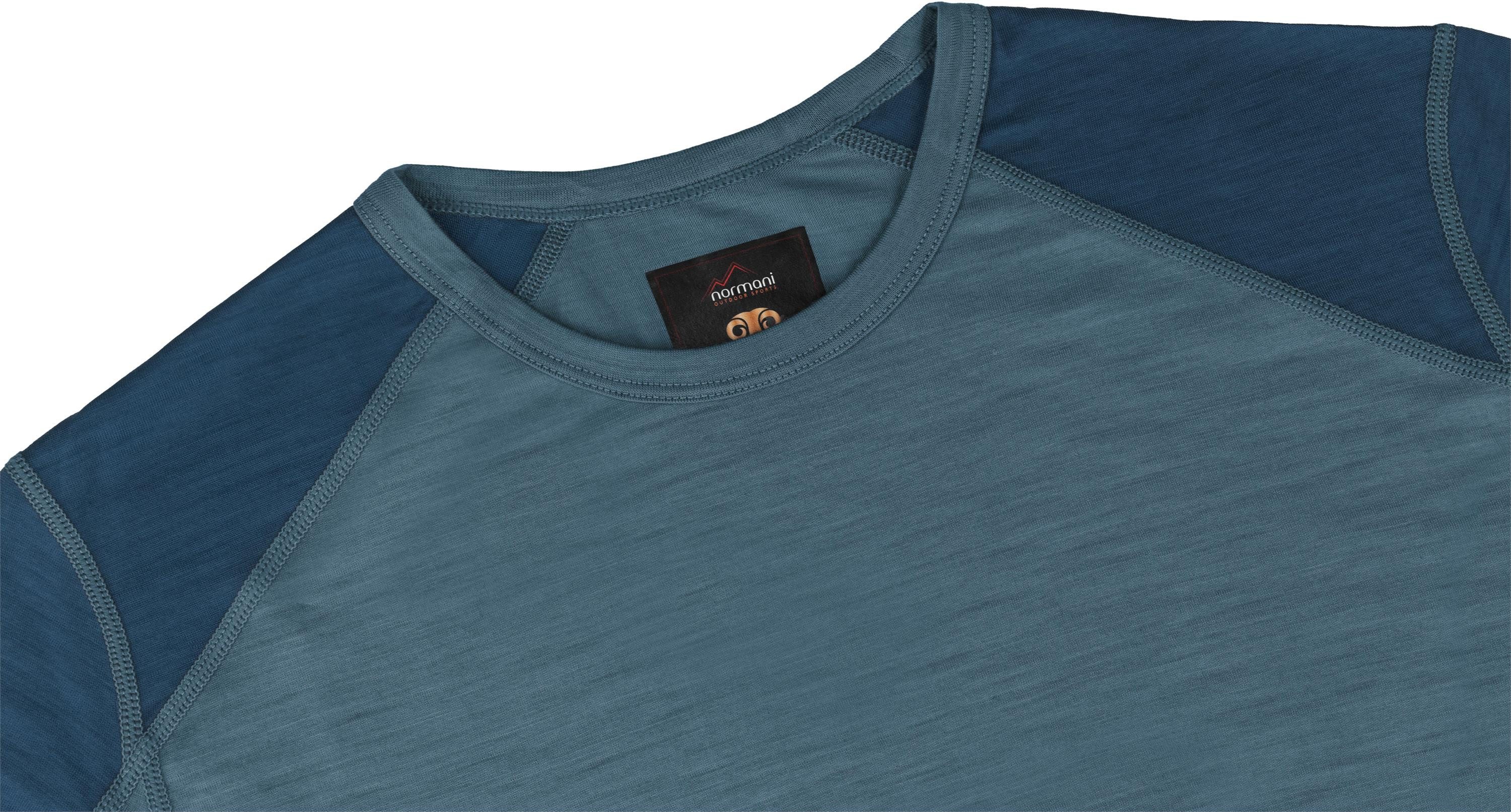 normani Langarmshirt Herren Merino Langarm Devonport Ultraleichtes Outdoor Sommer Shirt - 100 % RWS Merinowolle – Bild 4 von 5
