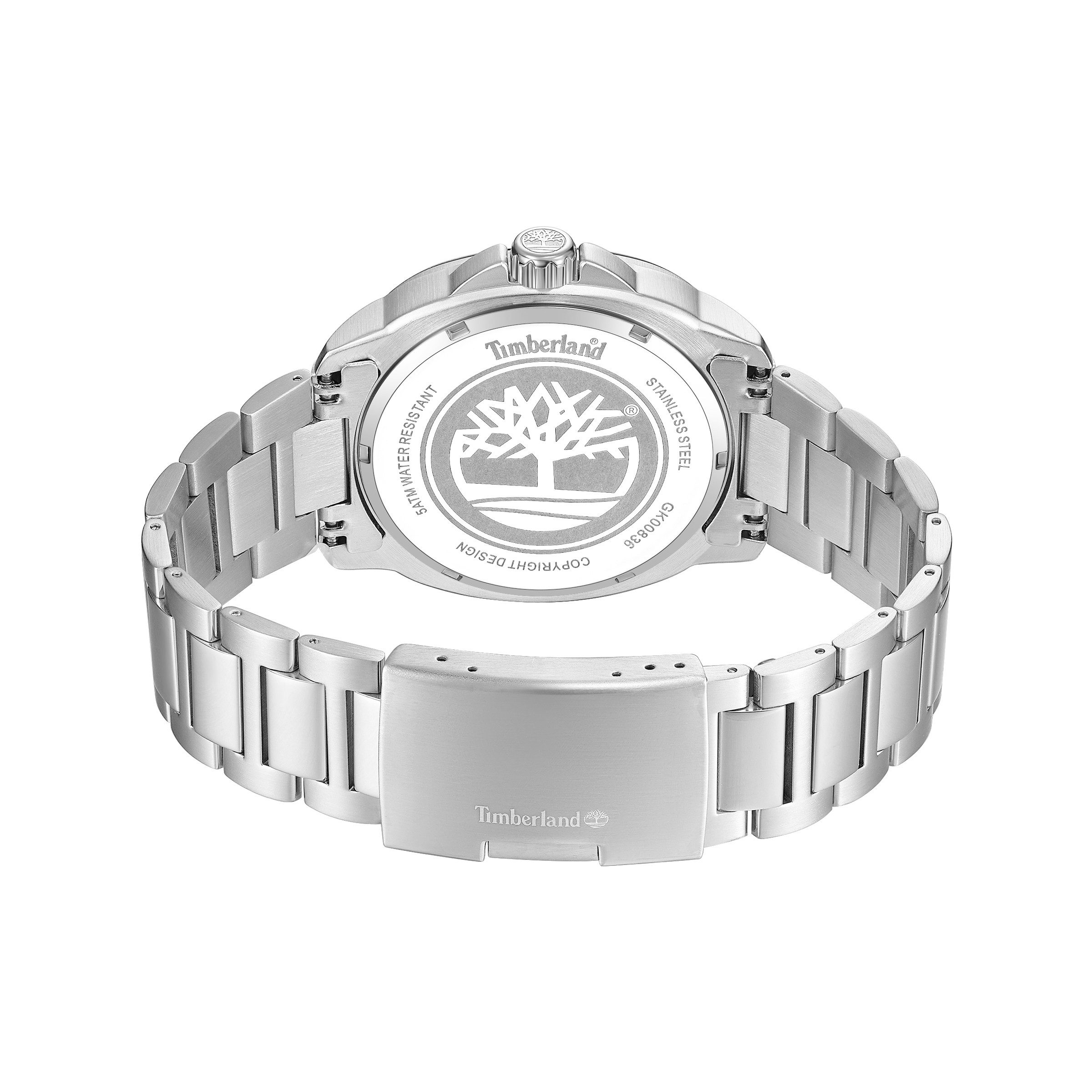 Timberland Quarzuhr Swansey TDWGK0083602, Armbanduhr, Herrenuhr, Edelstahlarmband, analog, Tag