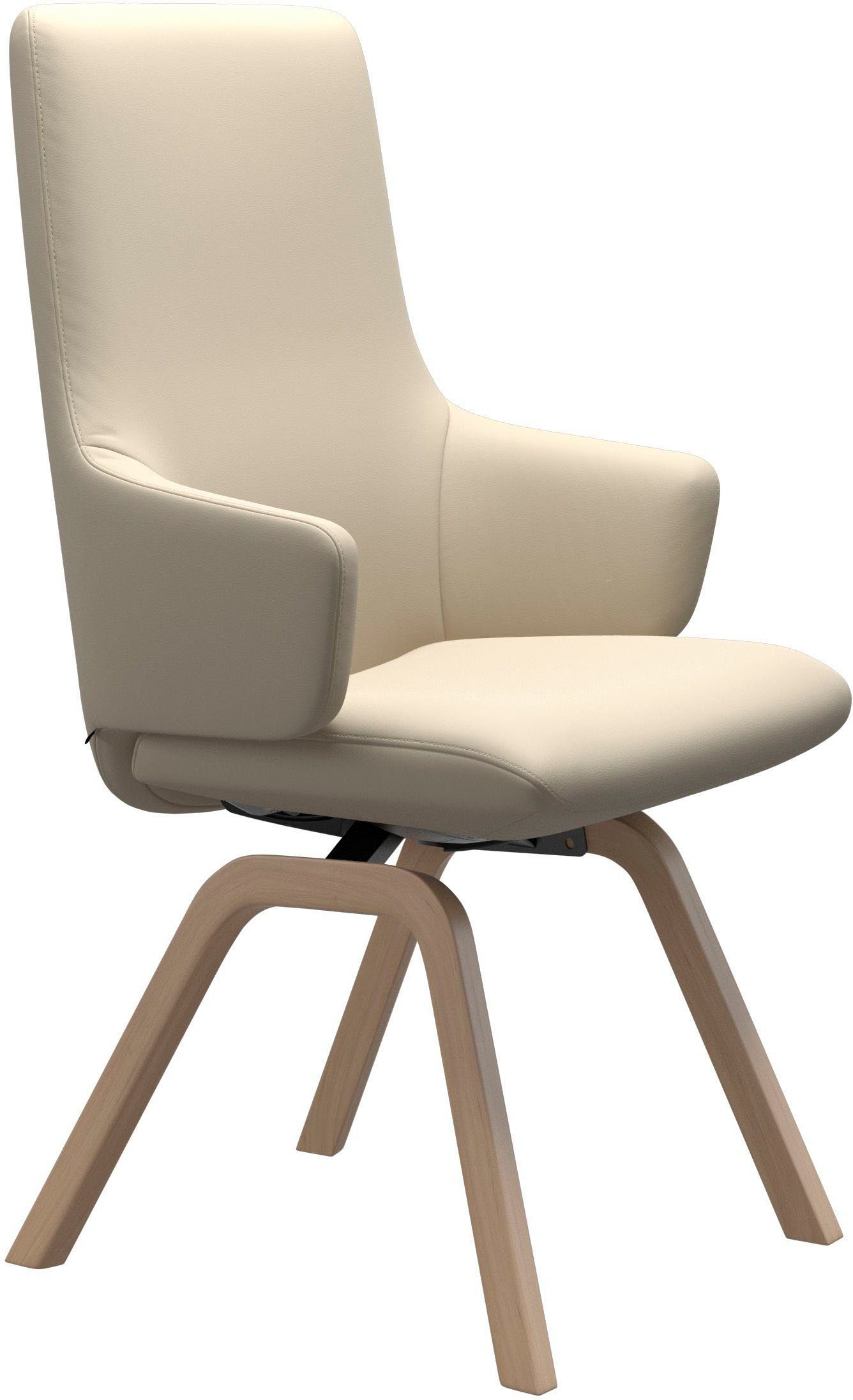 Stressless® Polsterstuhl Laurel, High Back mit Armlehne, Größe L, schräggestellte Beine in Walnuss