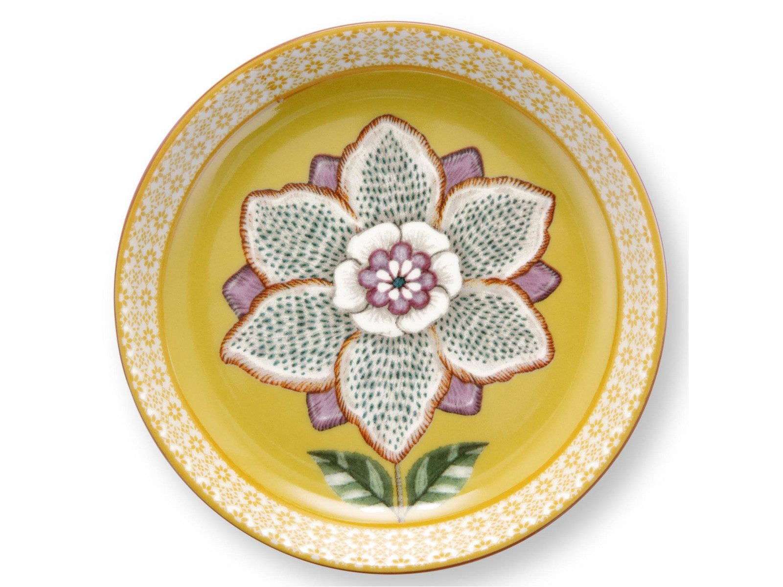 Schale Lily&Lotus Yellow Teebeutelablage 9cm