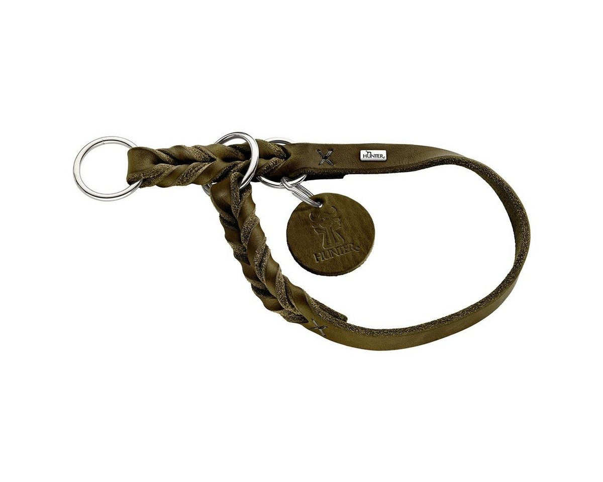 Thumbnail - Hunter Tierbedarf Hunde-Halsband Dressurhalsband Solid Education oliv