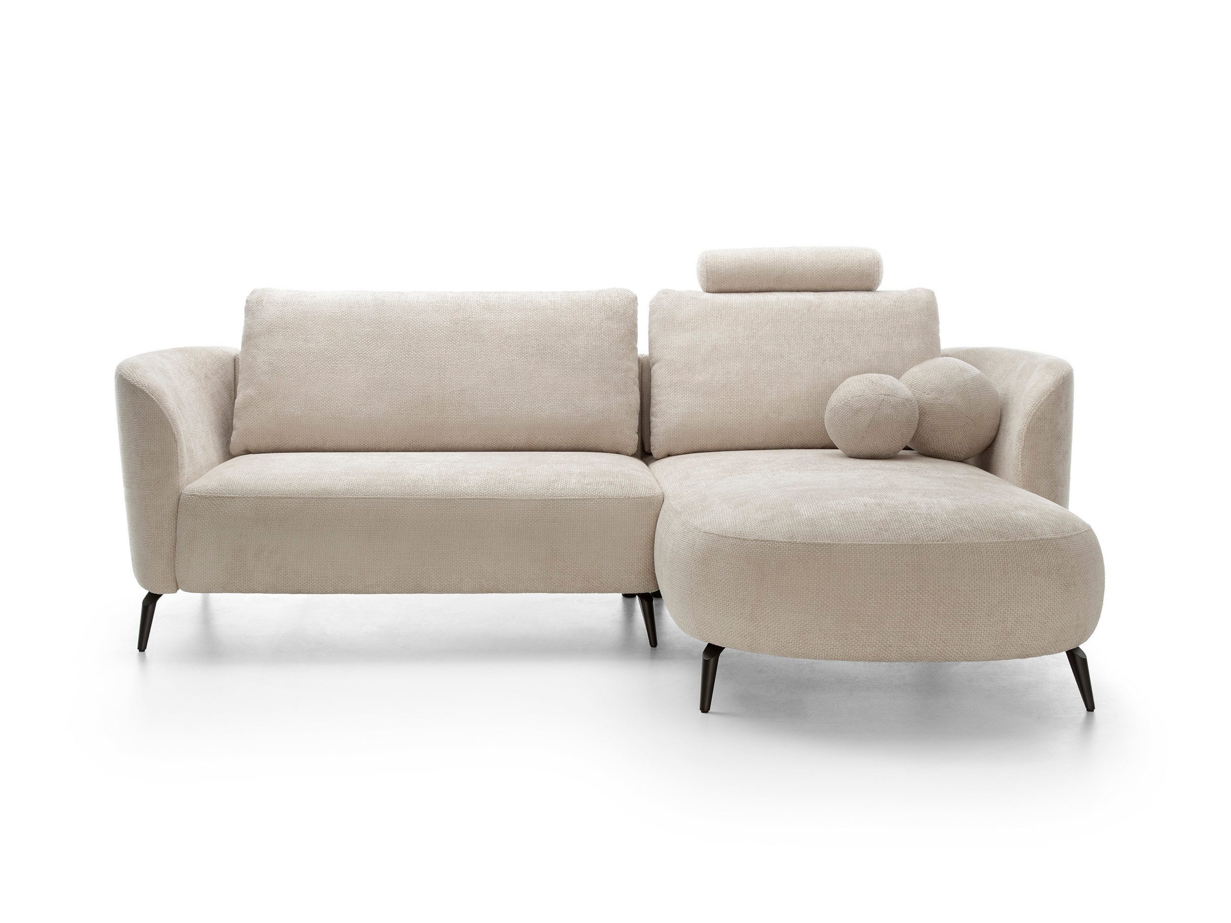Goldstoff Ecksofa Zenit – L-Form Sofa günstig online kaufen