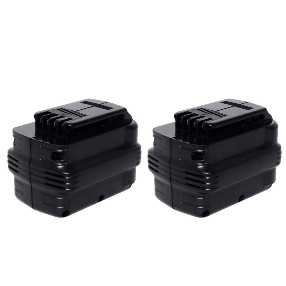 Trade-Shop 2x Akku passend für Dewalt DW0242 DW0243 BHA24 für DC222 DC223 DC224 Akku Ni-MH 3000 mAh (24 V)