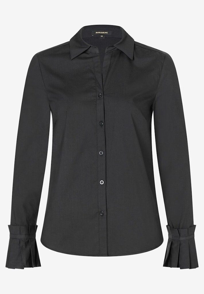 MORE&MORE Blusentop Poplin Pleat Cuff Blouse günstig online kaufen