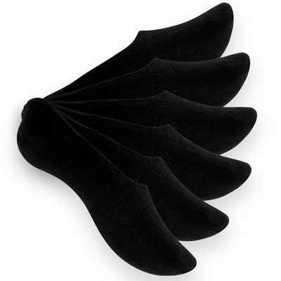 Reslad Füßlinge Reslad Unsichtbare Sneaker Socken (6xPaar) Damen & Herren mit Silikonp (6-Paar) rutschfeste unsichtbare Füßlinge Unisex