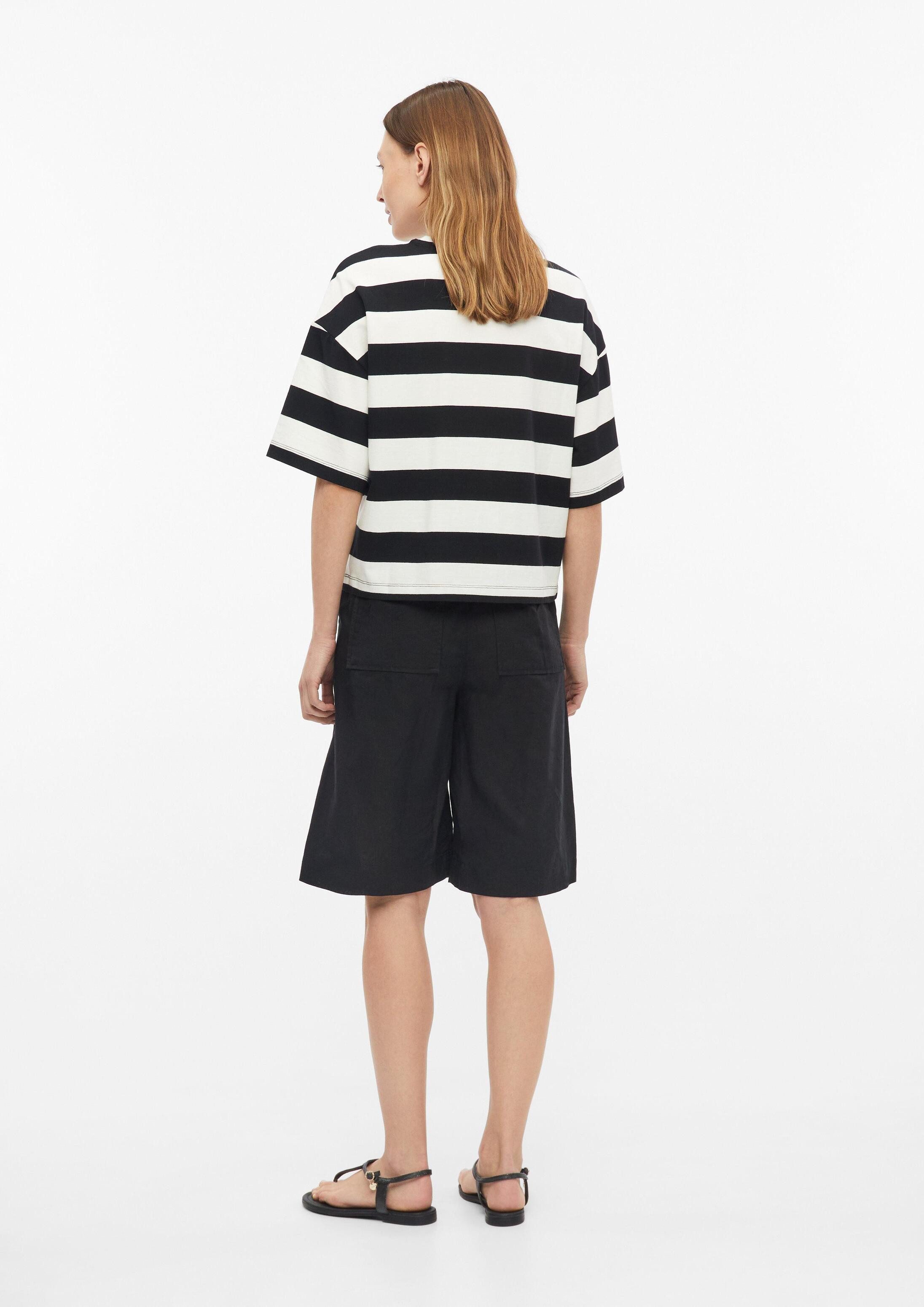 s.Oliver Kurzarmshirt T-Shirt T-Shirt im Boxy Fit mit Blockstreifen