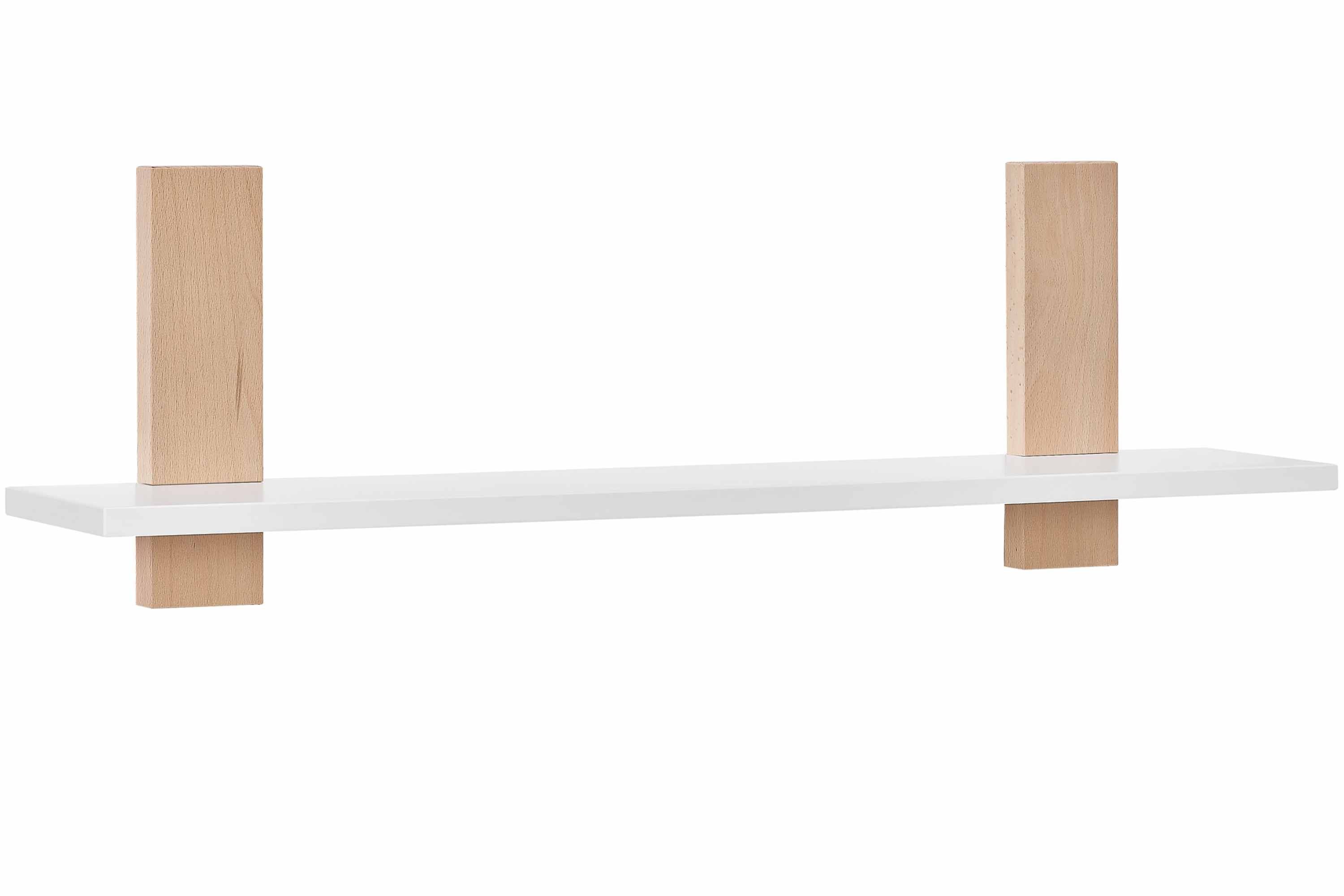 KONSIMO® Wandregal DAMBI Wandregal, hergestellt in der EU, Belastbarkeit 5 kg, Massivholzrahmen aus Buche